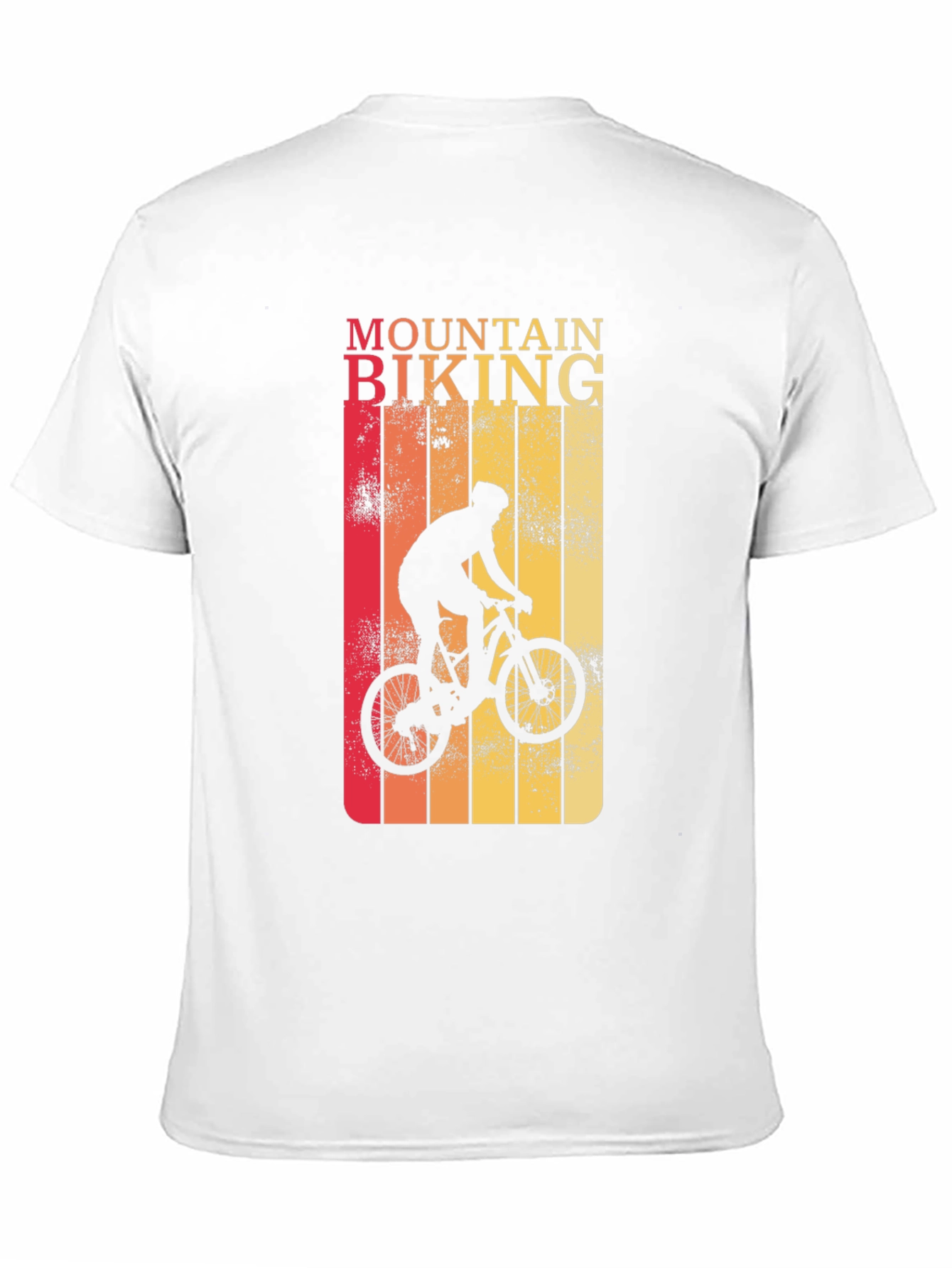 Mountain Biking Graphic Tee - Retro Style