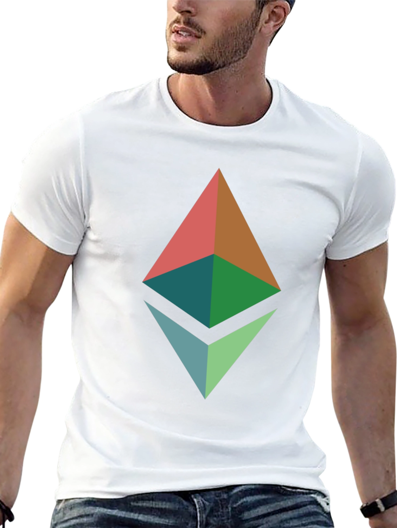 Ethereum Logo Graphic T-Shirt - Modern Crypto Tee