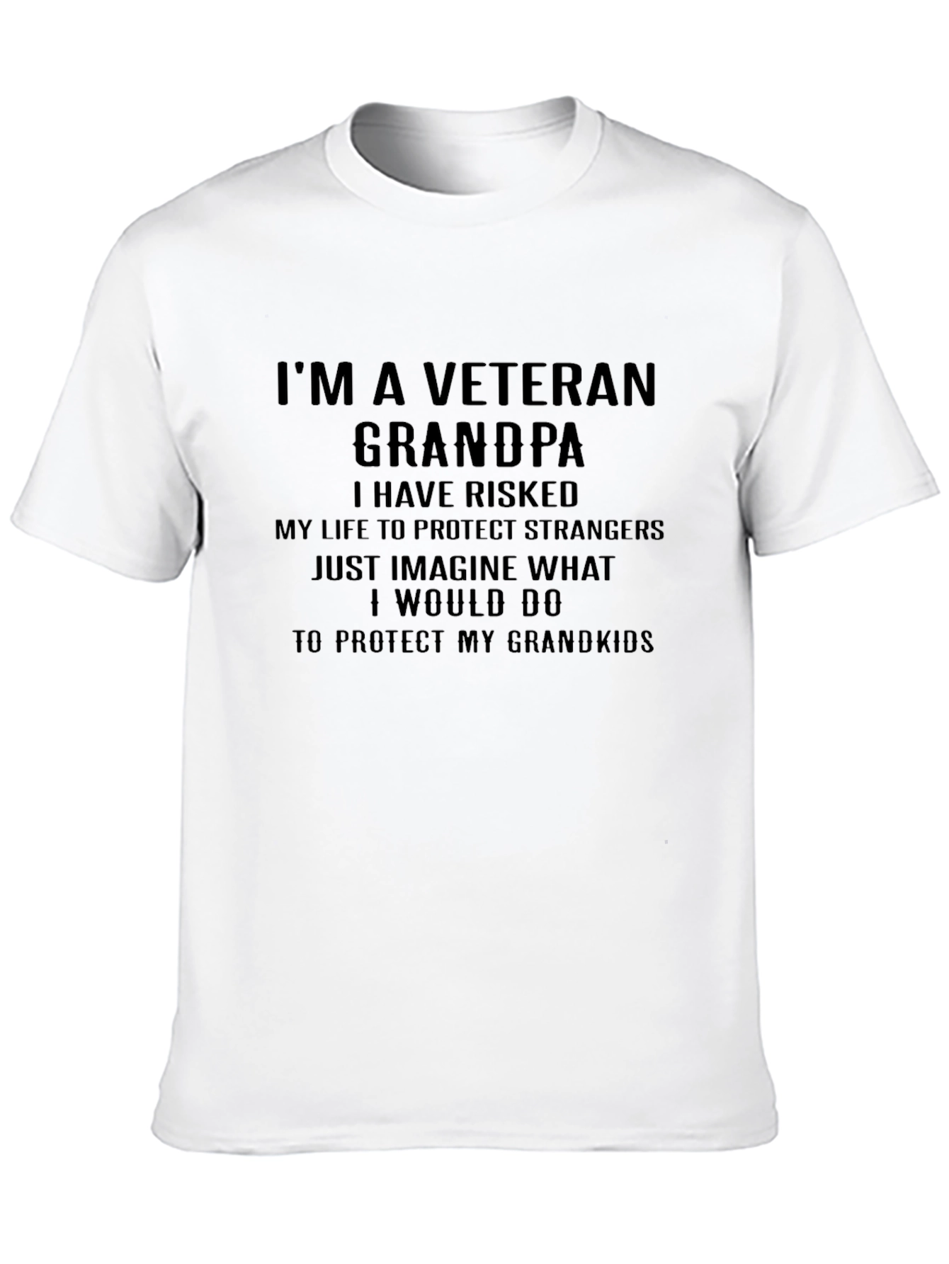 Veteran Grandpa T-Shirt - Protective Grandfather