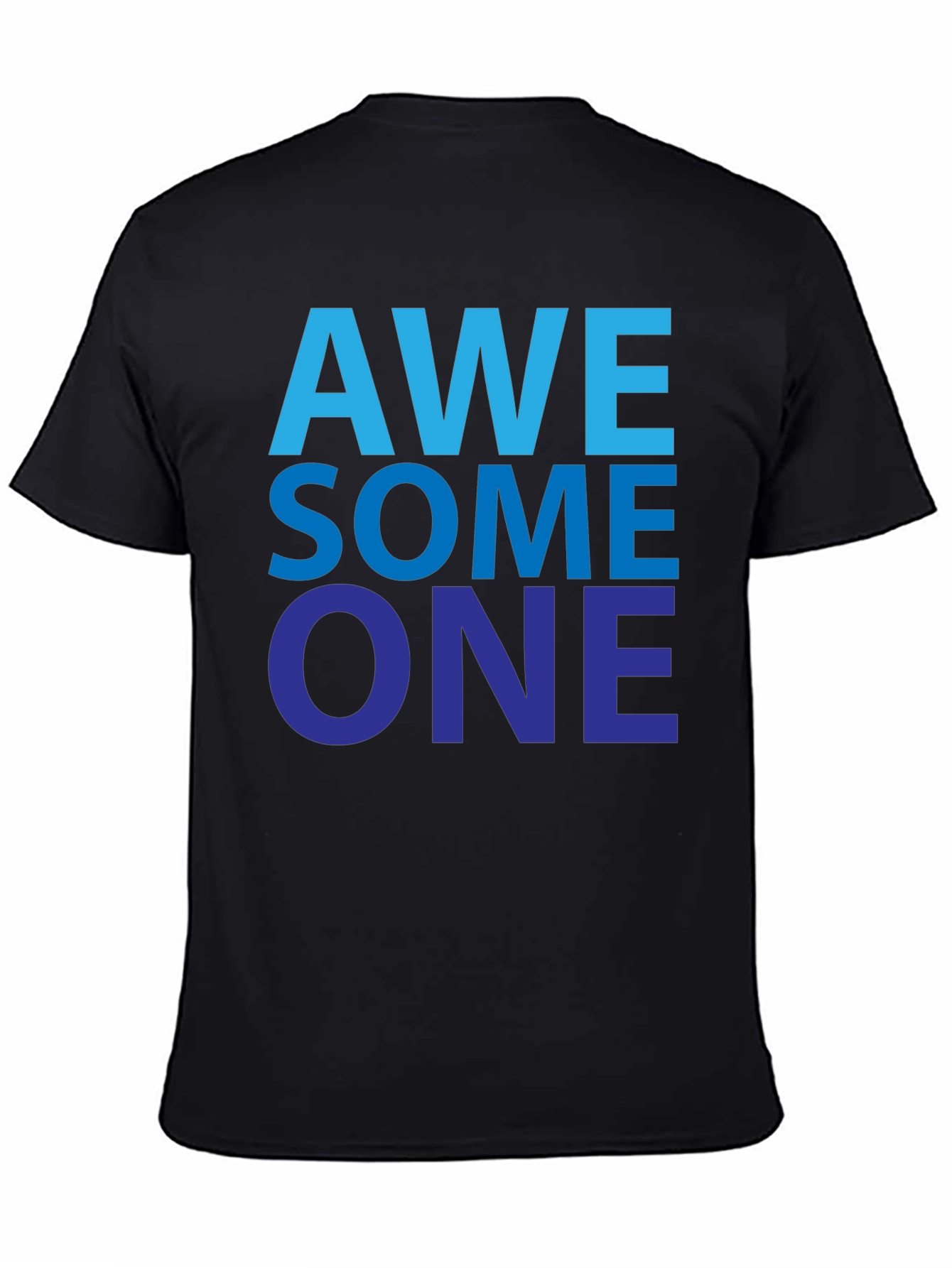 Awesome One Graphic Tee - Mens Black T-Shirt