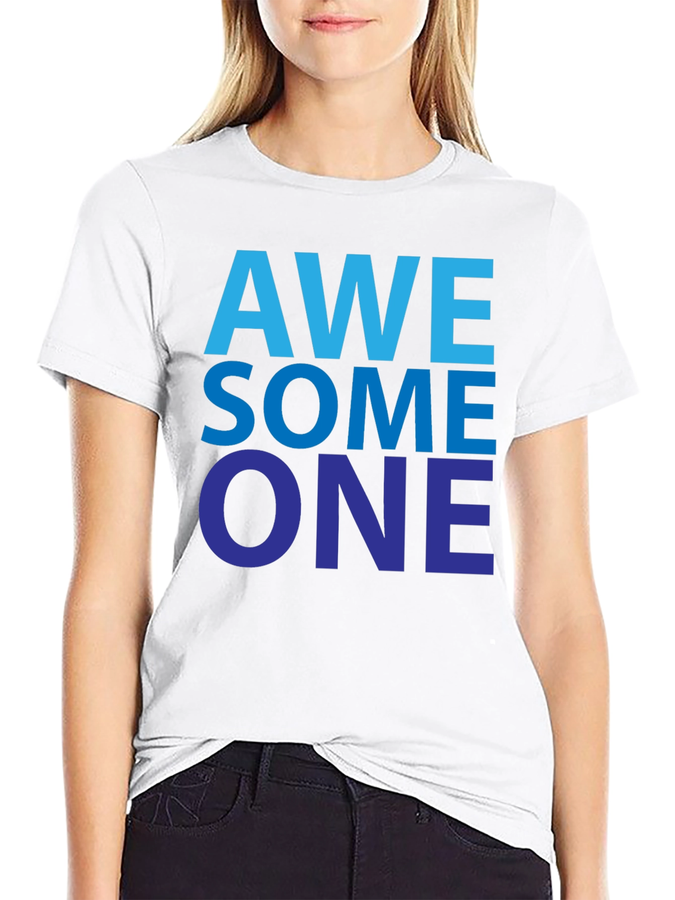 Awesome One Graphic Tee - Mens Black T-Shirt
