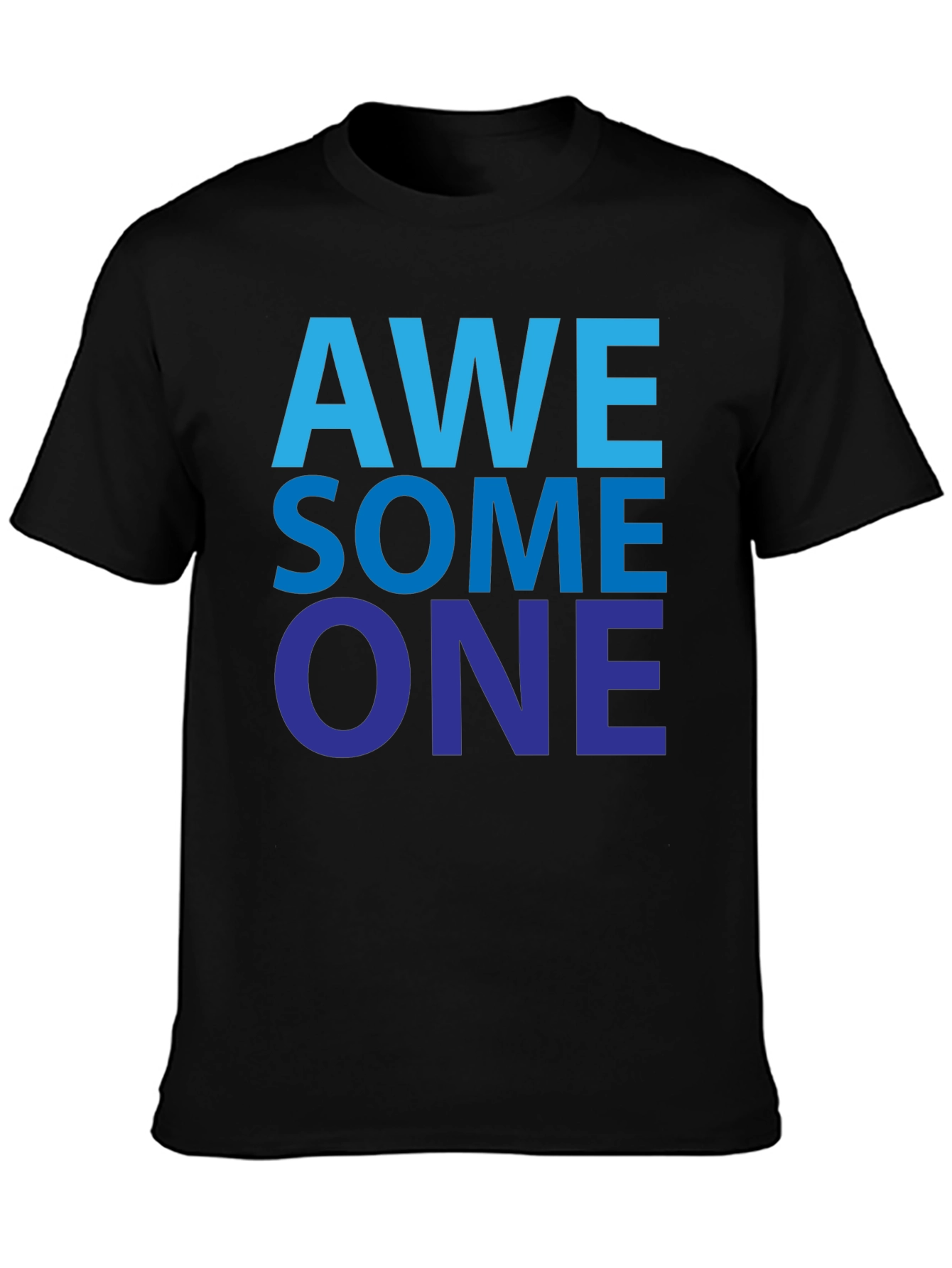 Awesome One Graphic Tee - Mens Black T-Shirt