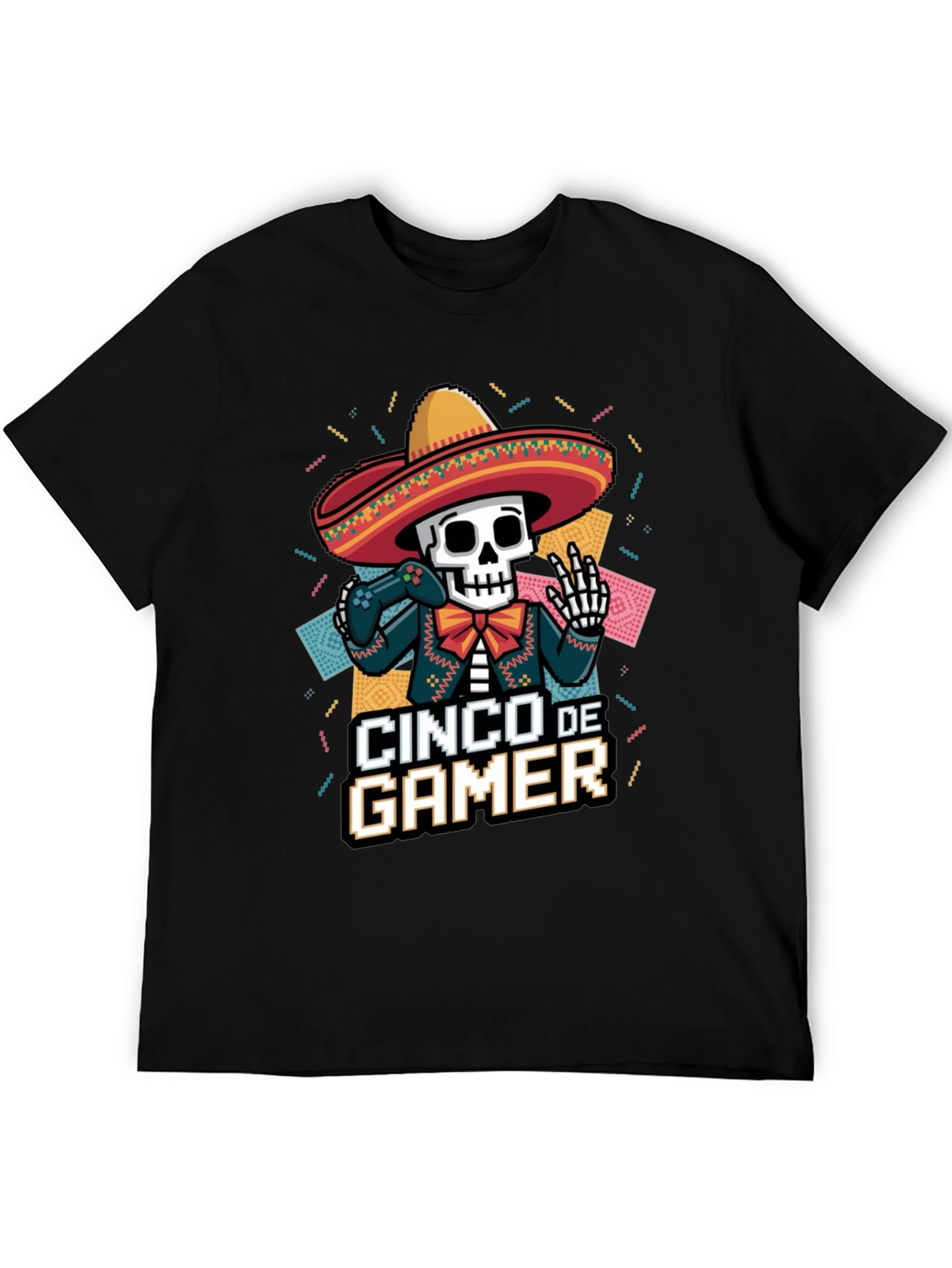 Cinco de Gamer T-Shirt - Black