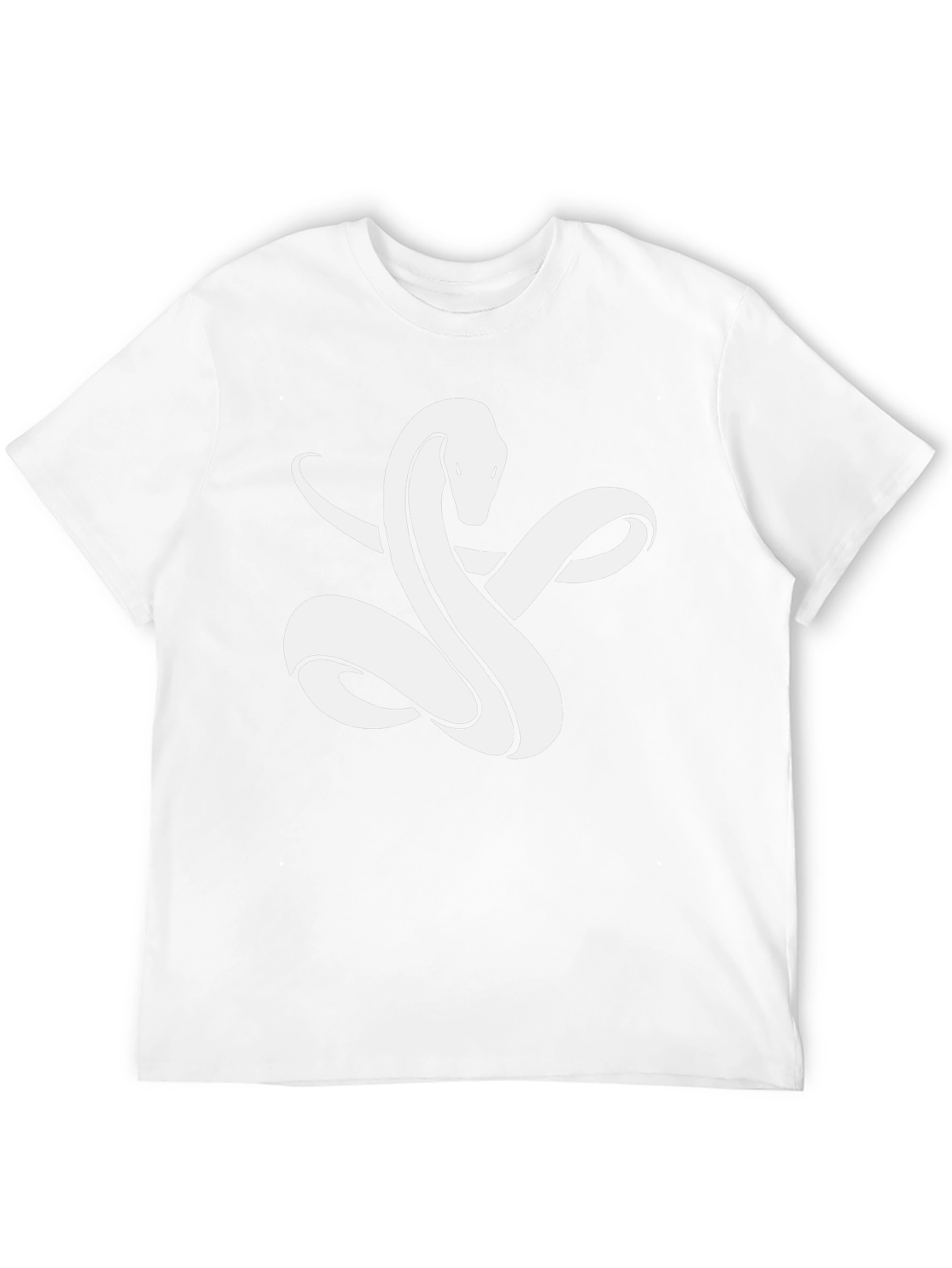 Snake Graphic Tee - Modern Black T-Shirt