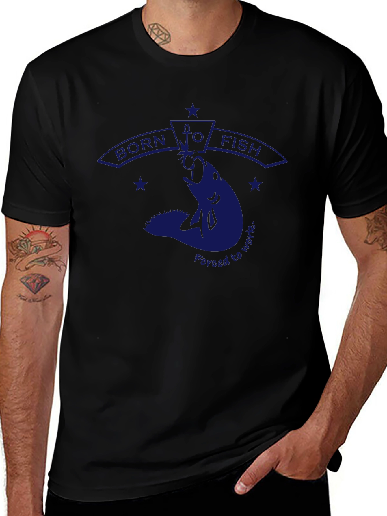 Born To Fish T-Shirt - Fishing Enthusiast Tee