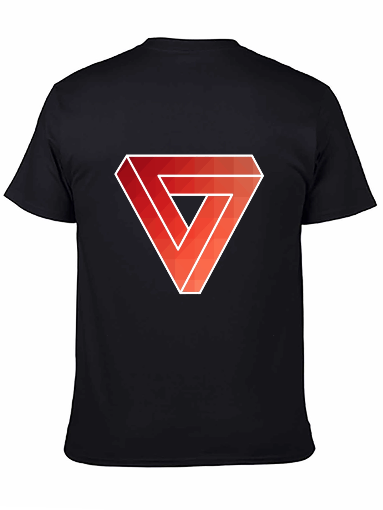 Impossible Triangle Mens Graphic Tee - Black
