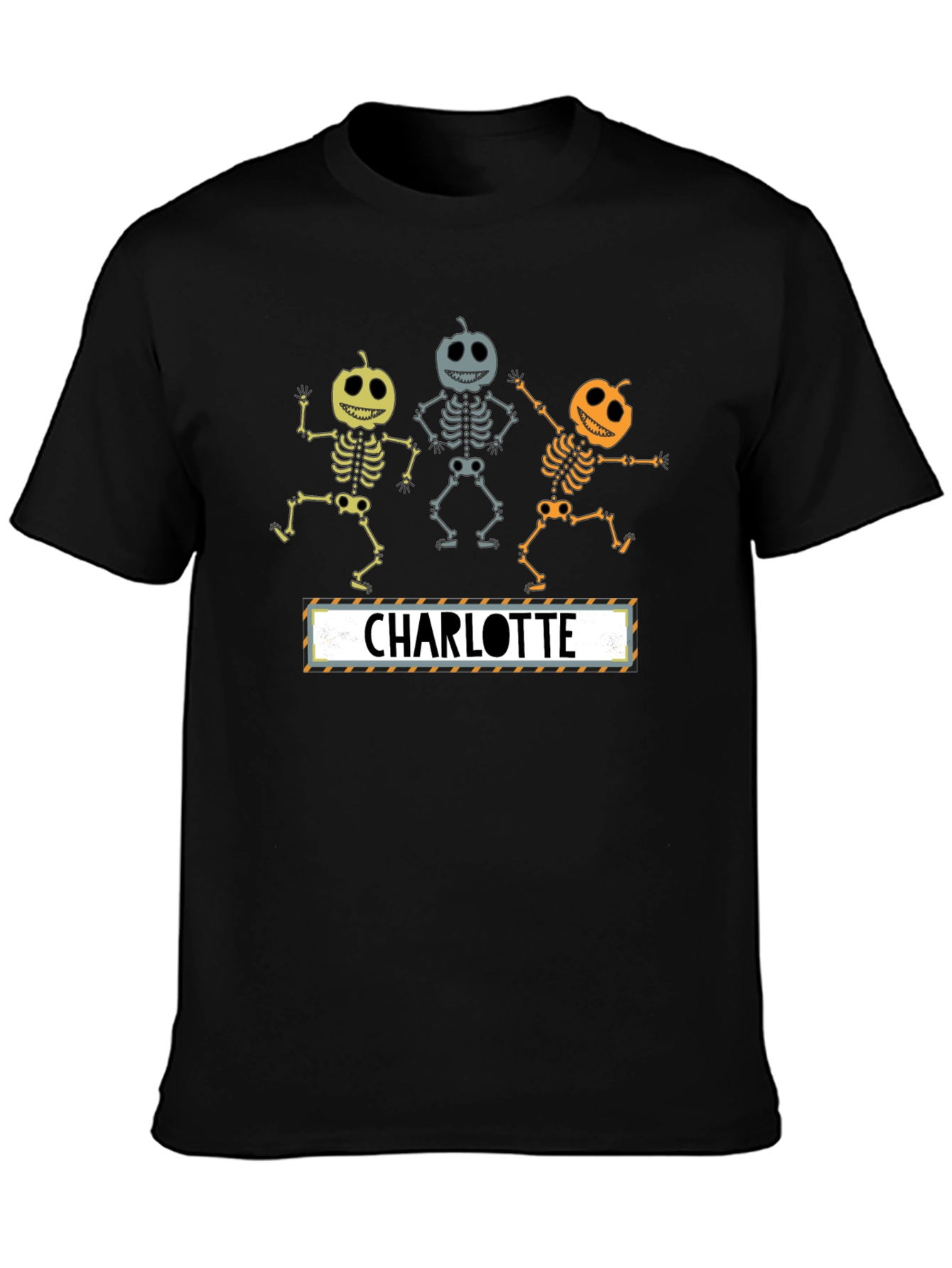 Halloween Skeleton Personalized T-Shirt
