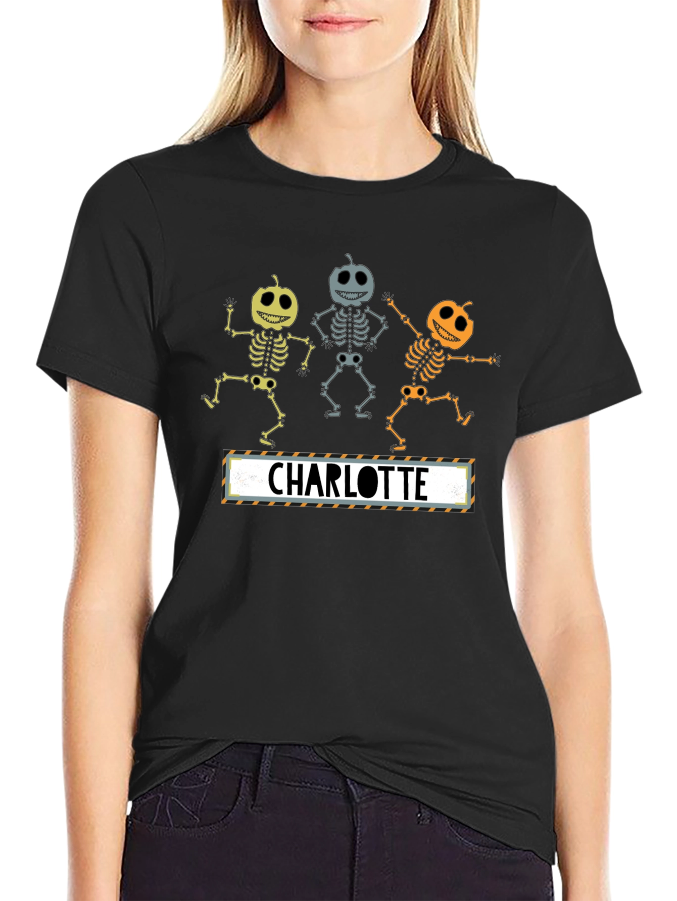 Halloween Skeleton Personalized T-Shirt