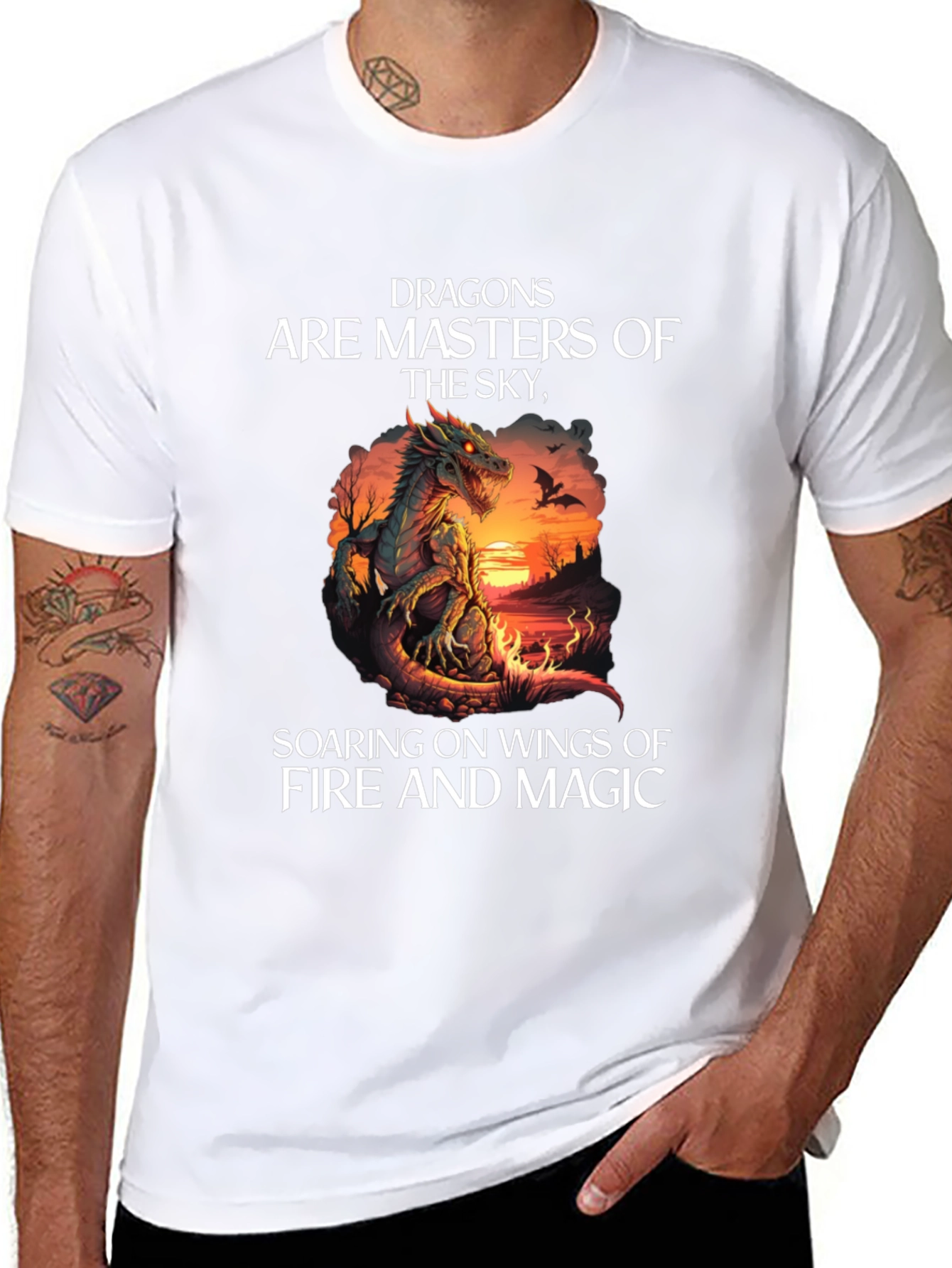 Dragon Masters of the Sky Graphic Tee