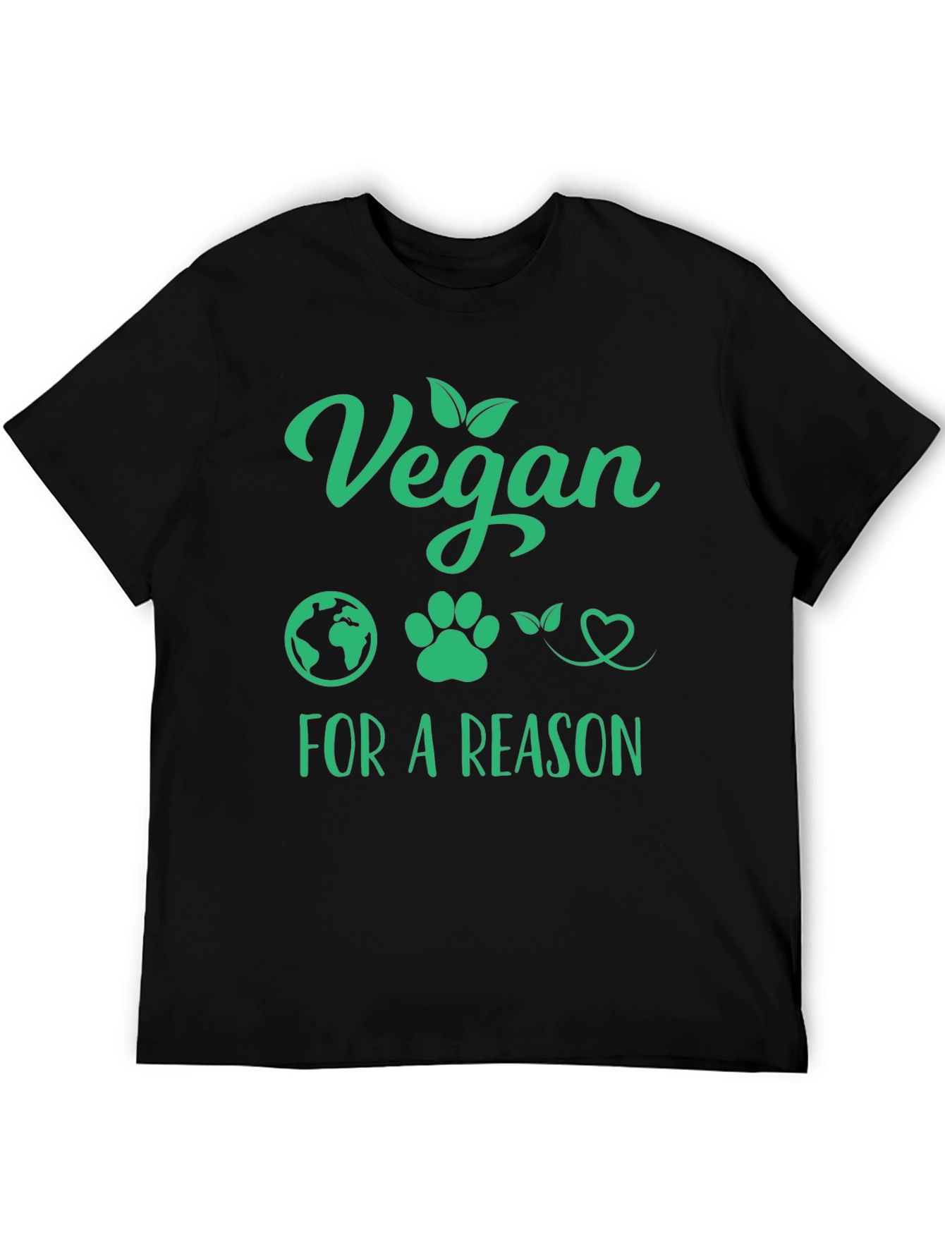 Vegan For a Reason T-Shirt - Black