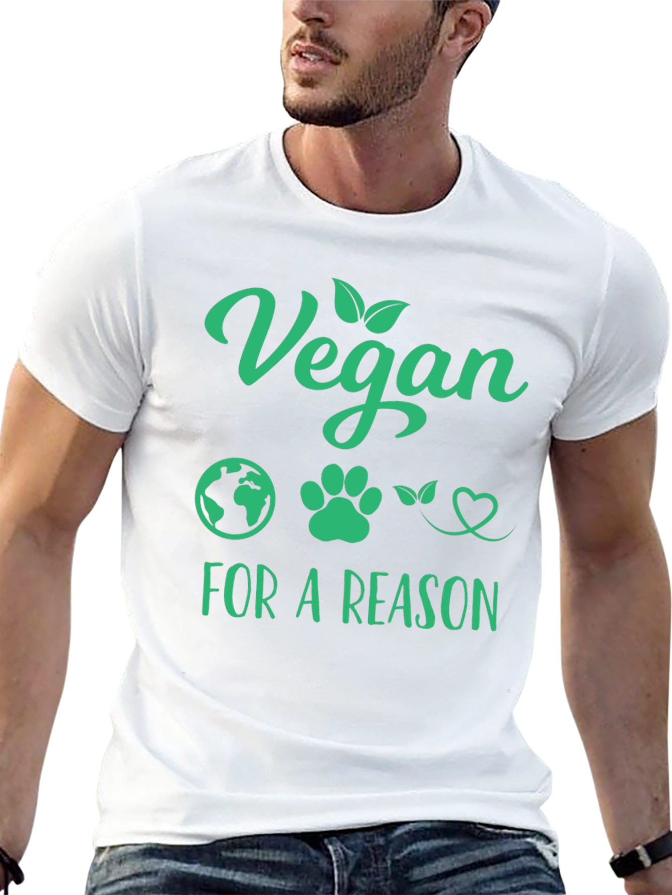Vegan For a Reason T-Shirt - Black