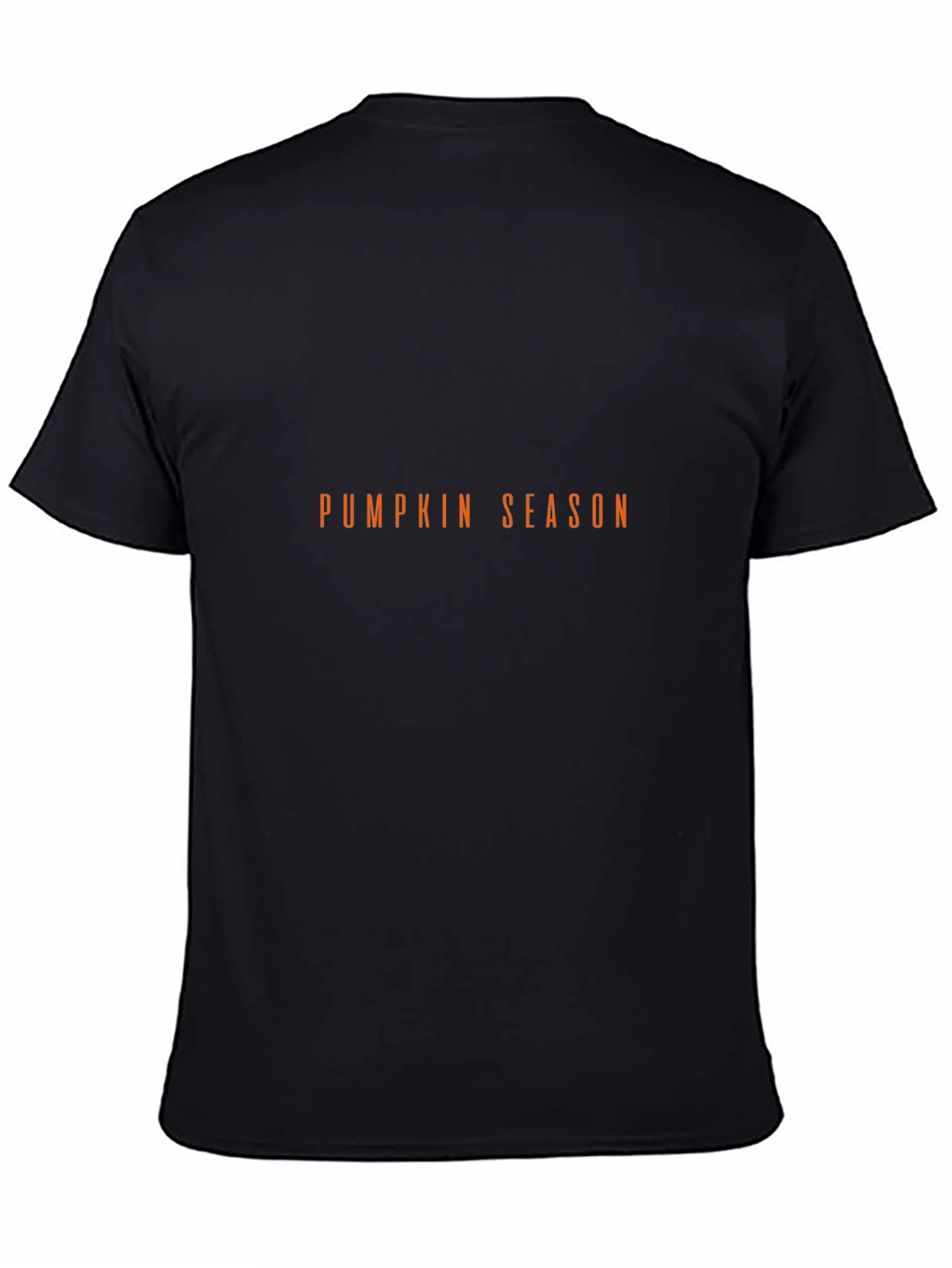 Pumpkin Season Black Graphic T-Shirt
