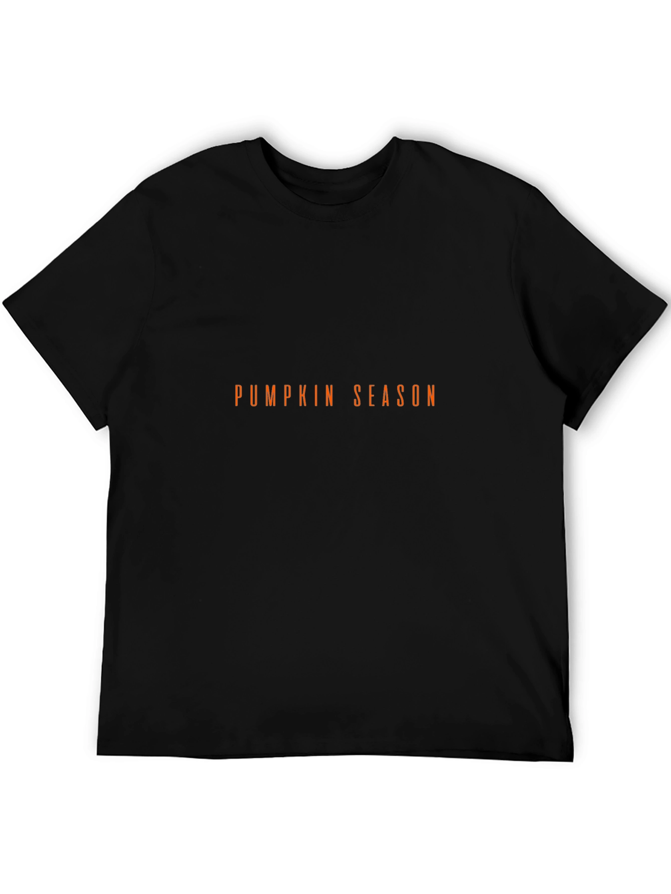 Pumpkin Season Black Graphic T-Shirt