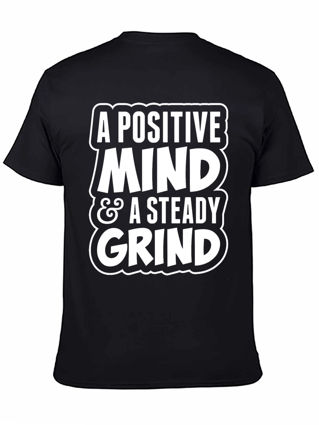 Positive Mind Steady Grind Graphic Tee - Black
