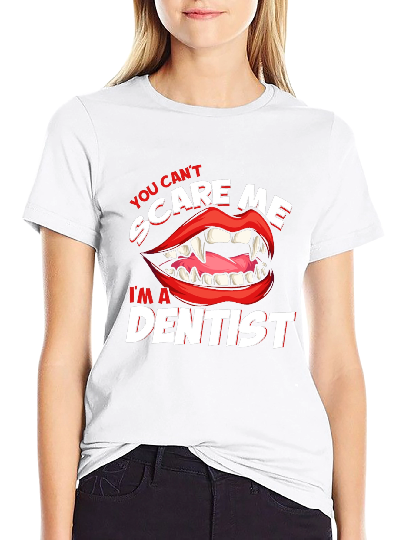 Dentist Scare Me T-Shirt: Halloween Doctor Tee