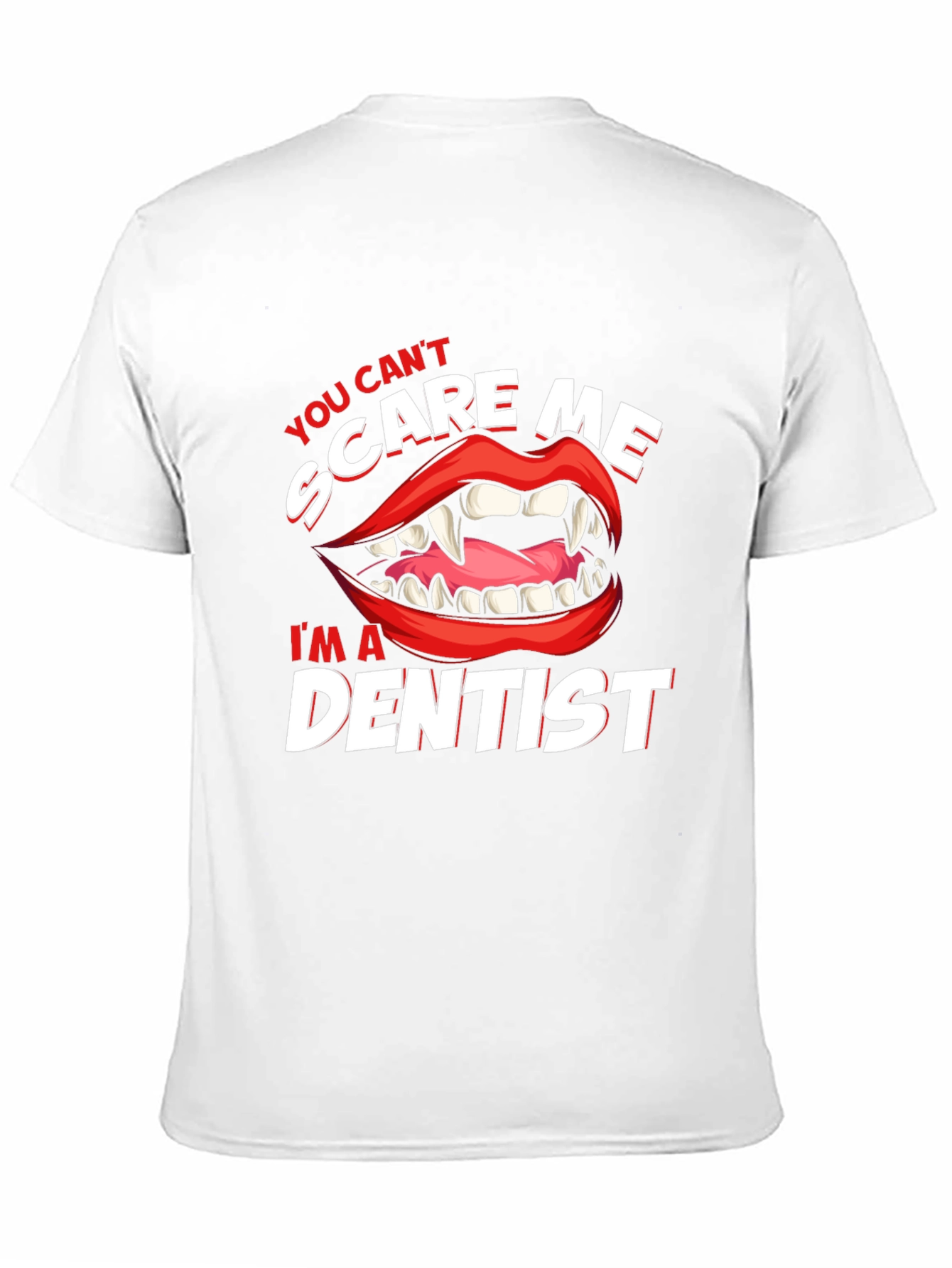 Dentist Scare Me T-Shirt: Halloween Doctor Tee