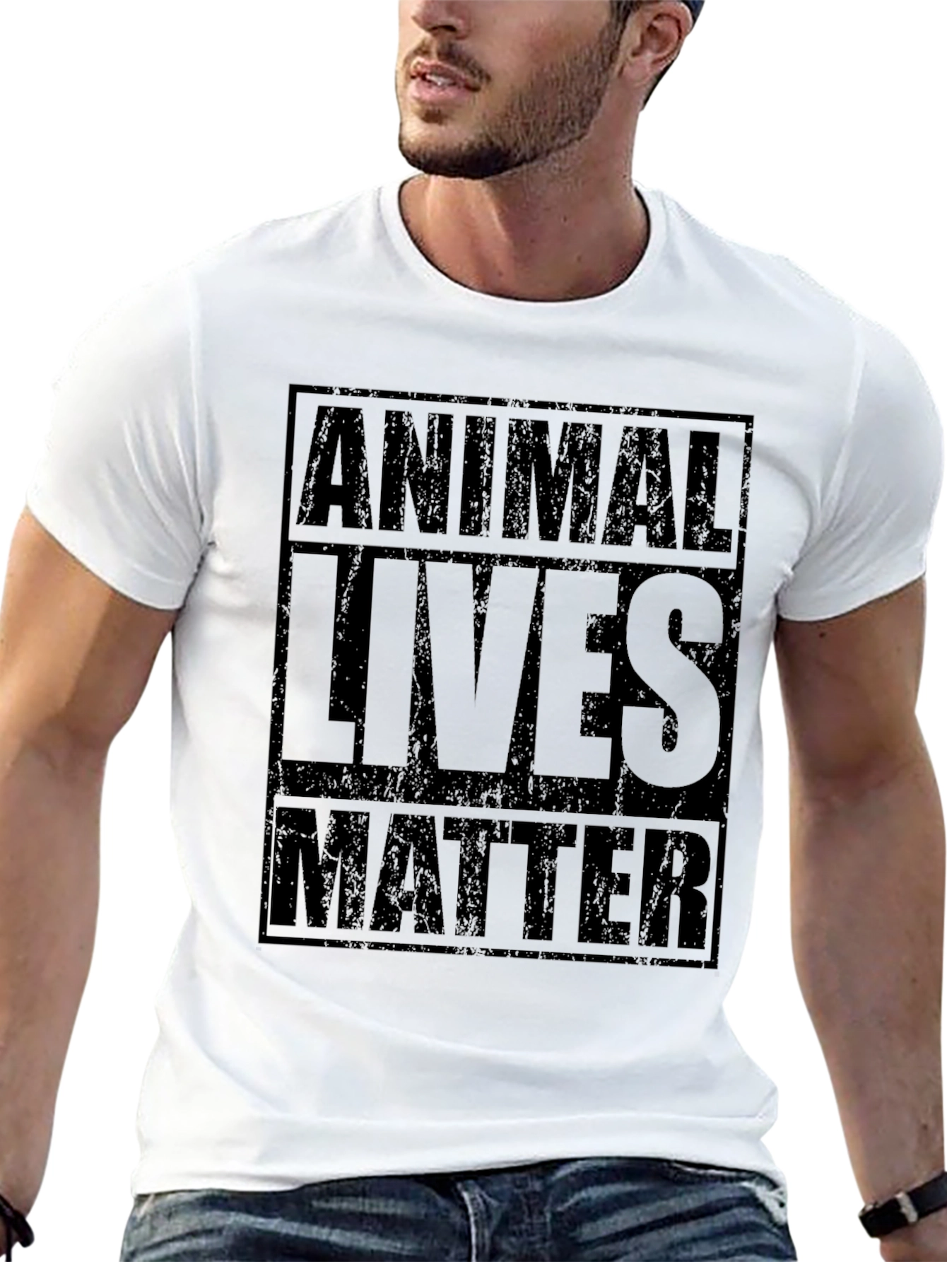 Animal Lives Matter Black T-Shirt