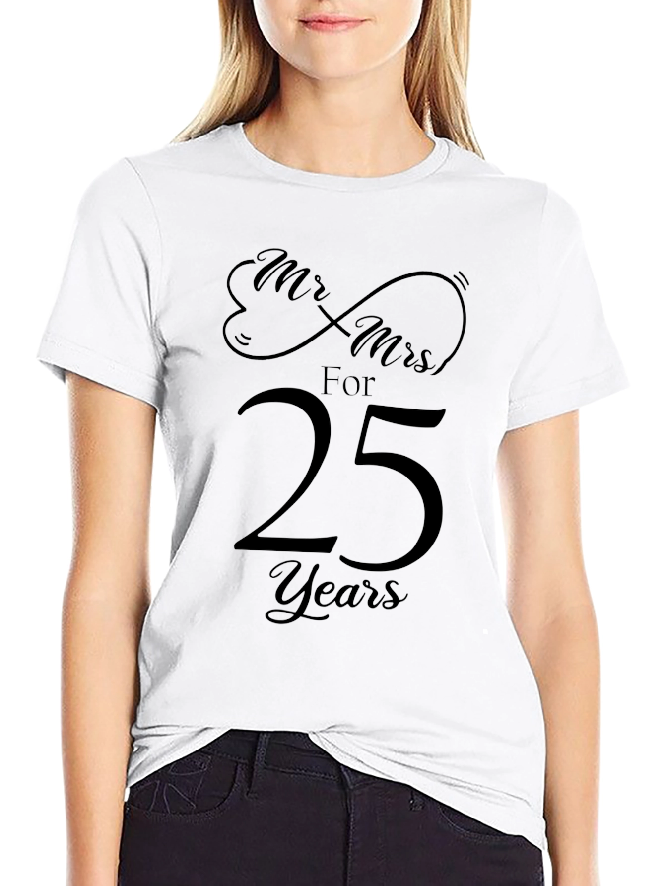 Mr. & Mrs. 25 Years Anniversary T-Shirt