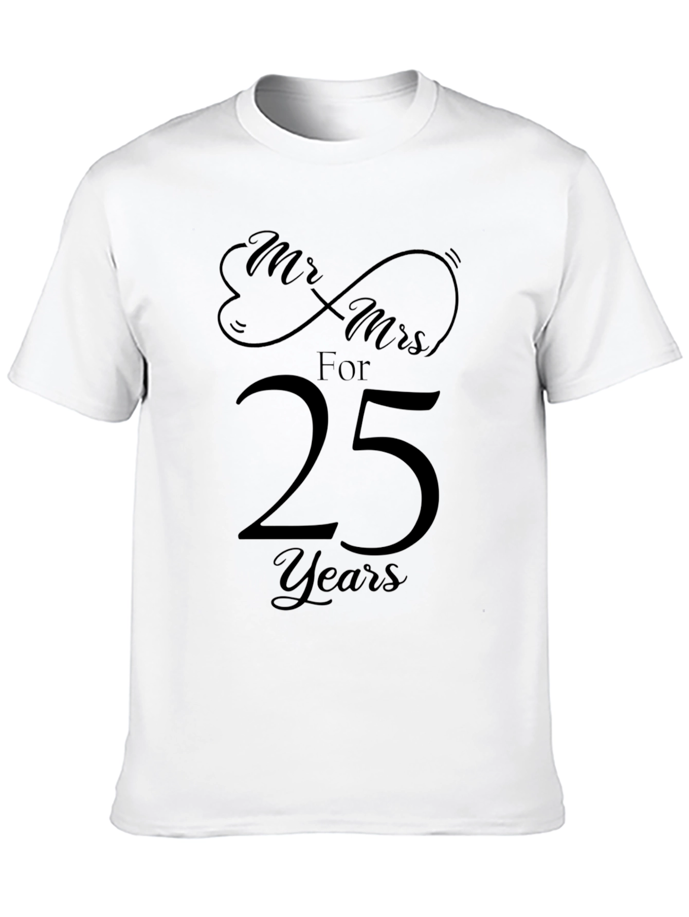 Mr. & Mrs. 25 Years Anniversary T-Shirt