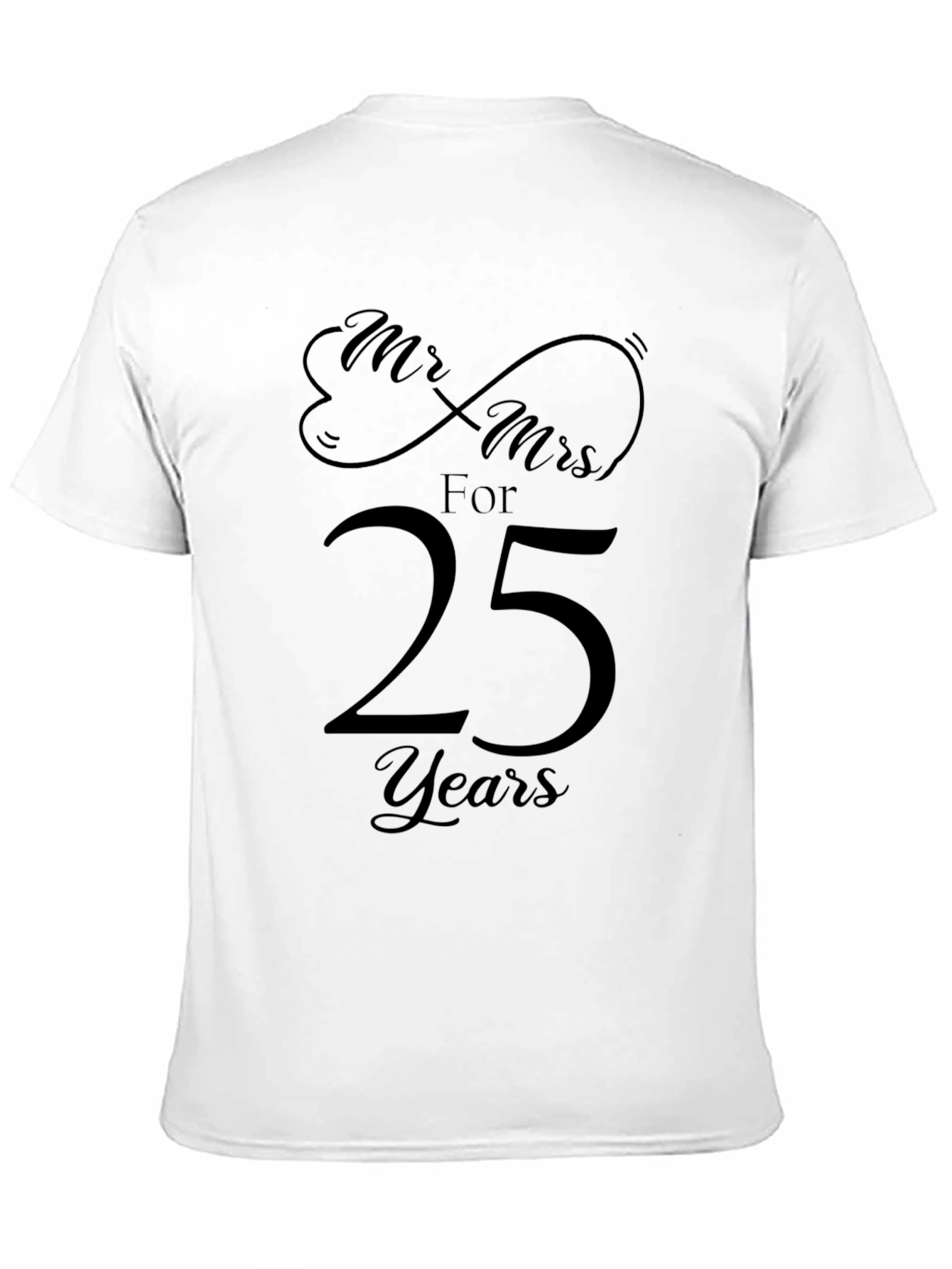 Mr. & Mrs. 25 Years Anniversary T-Shirt