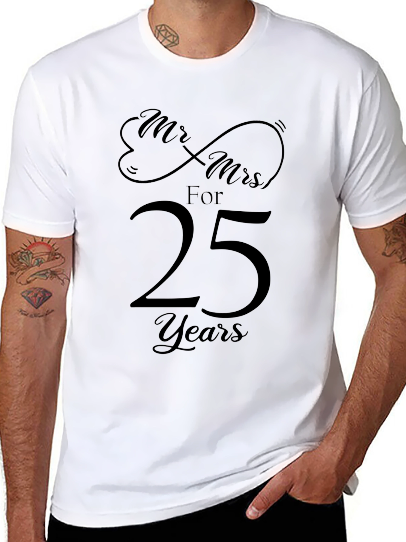 Mr. & Mrs. 25 Years Anniversary T-Shirt