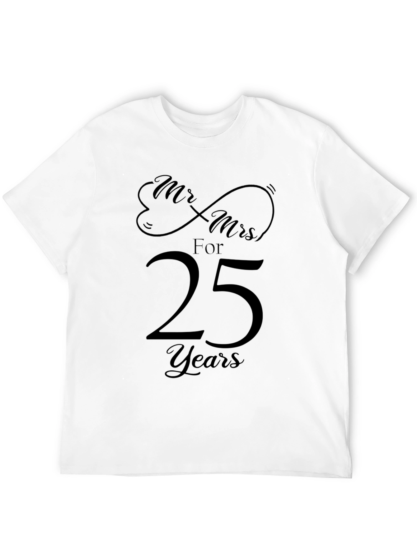 Mr. & Mrs. 25 Years Anniversary T-Shirt