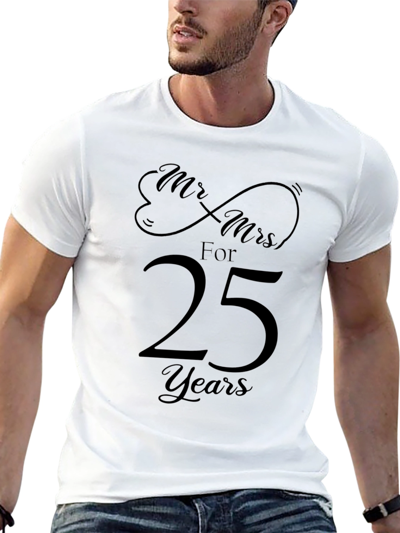 Mr. & Mrs. 25 Years Anniversary T-Shirt