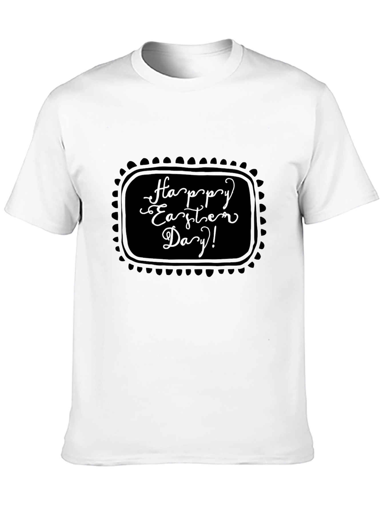 Happy Easter Day Black T-Shirt