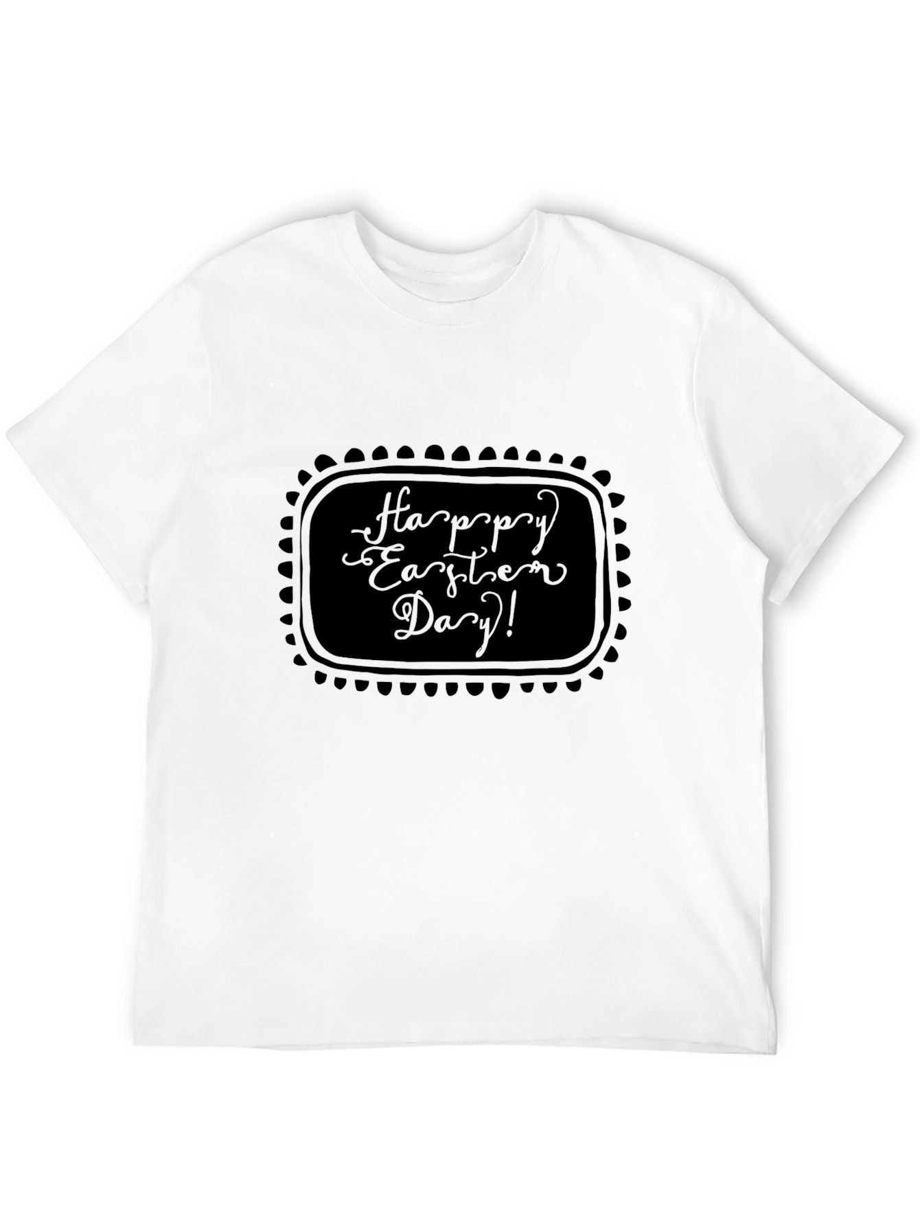 Happy Easter Day Black T-Shirt