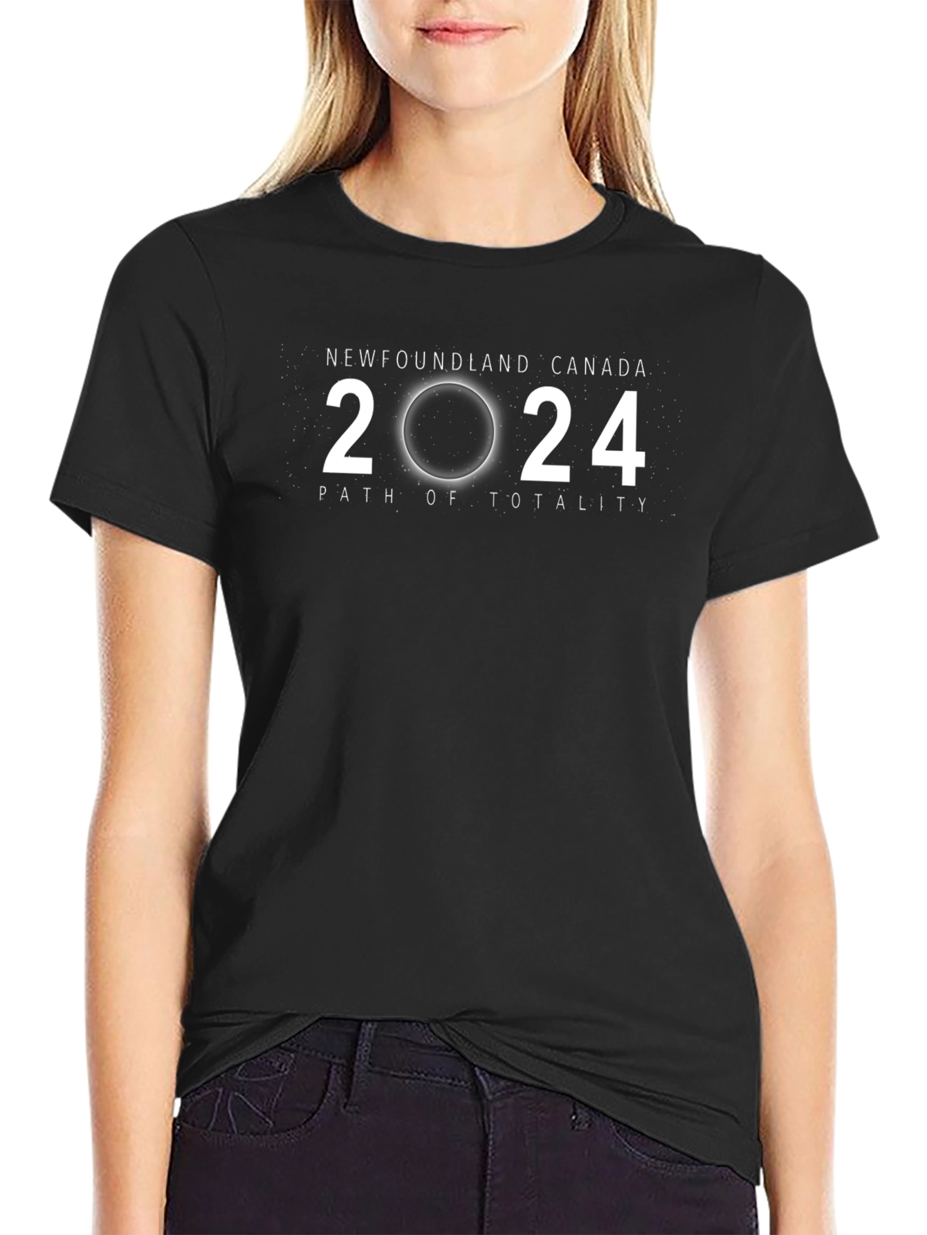 Newfoundland Canada Eclipse 2024 Totality T-Shirt