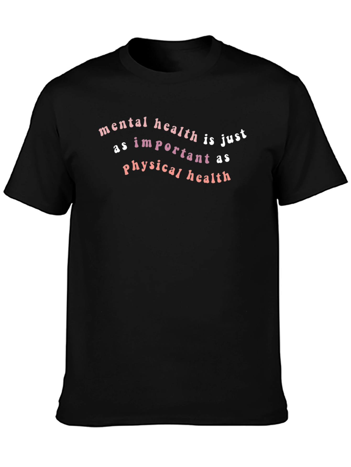 Mental Health Awareness T-Shirt - Black
