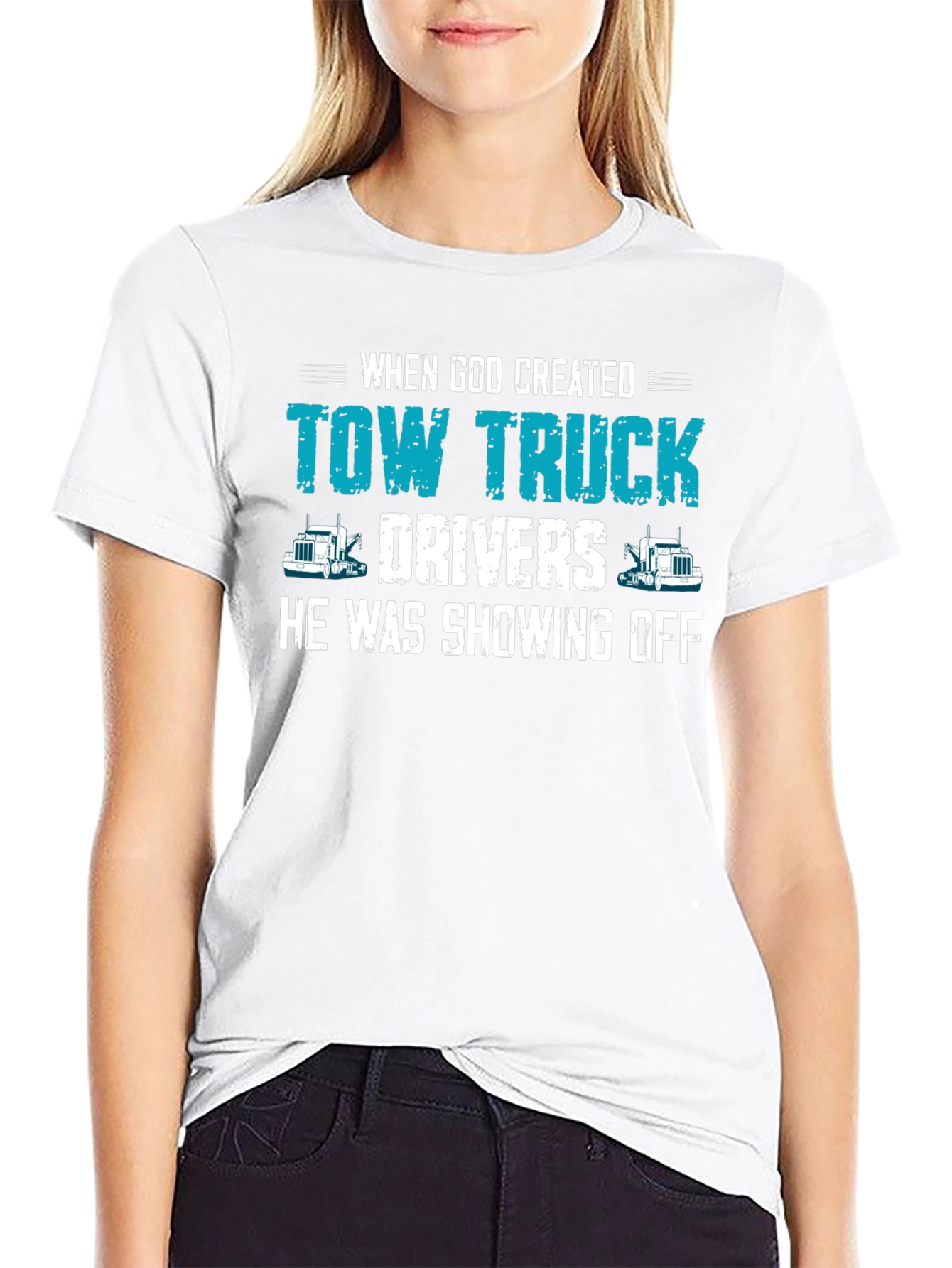 Tow Truck Driver T-Shirt - Funny Graphic Tee