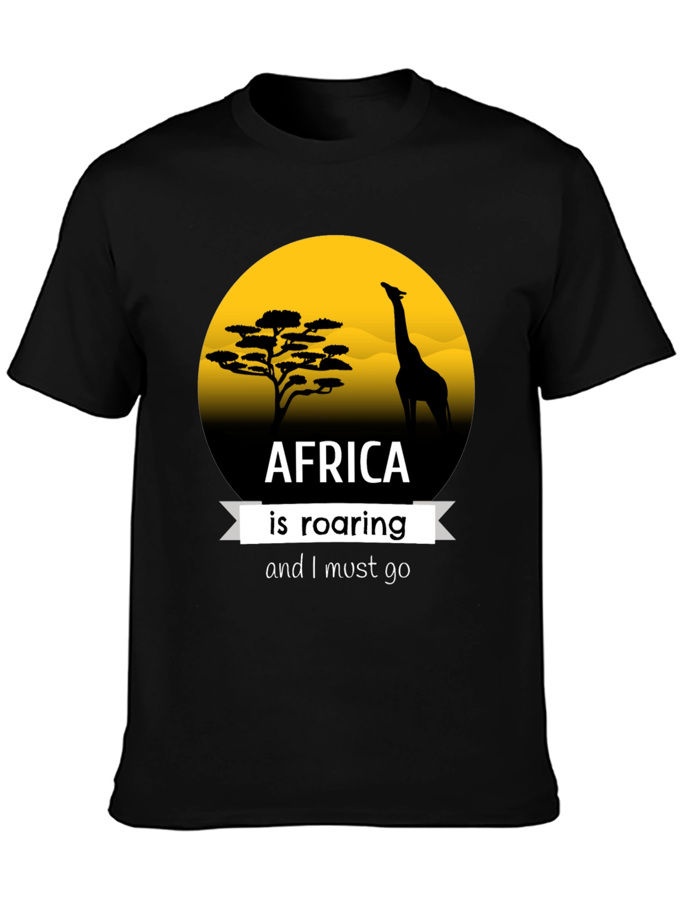 Africa Roaring Graphic T-Shirt