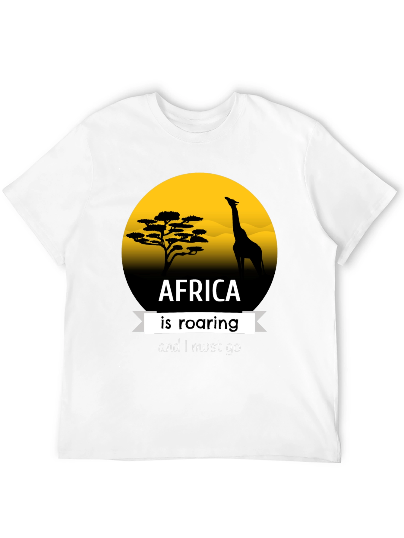 Africa Roaring Graphic T-Shirt