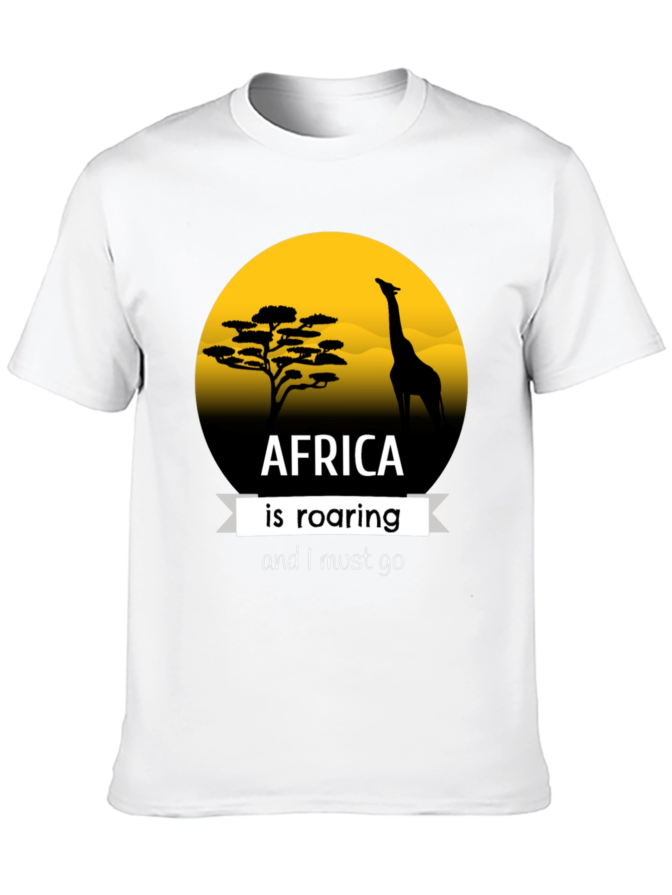 Africa Roaring Graphic T-Shirt