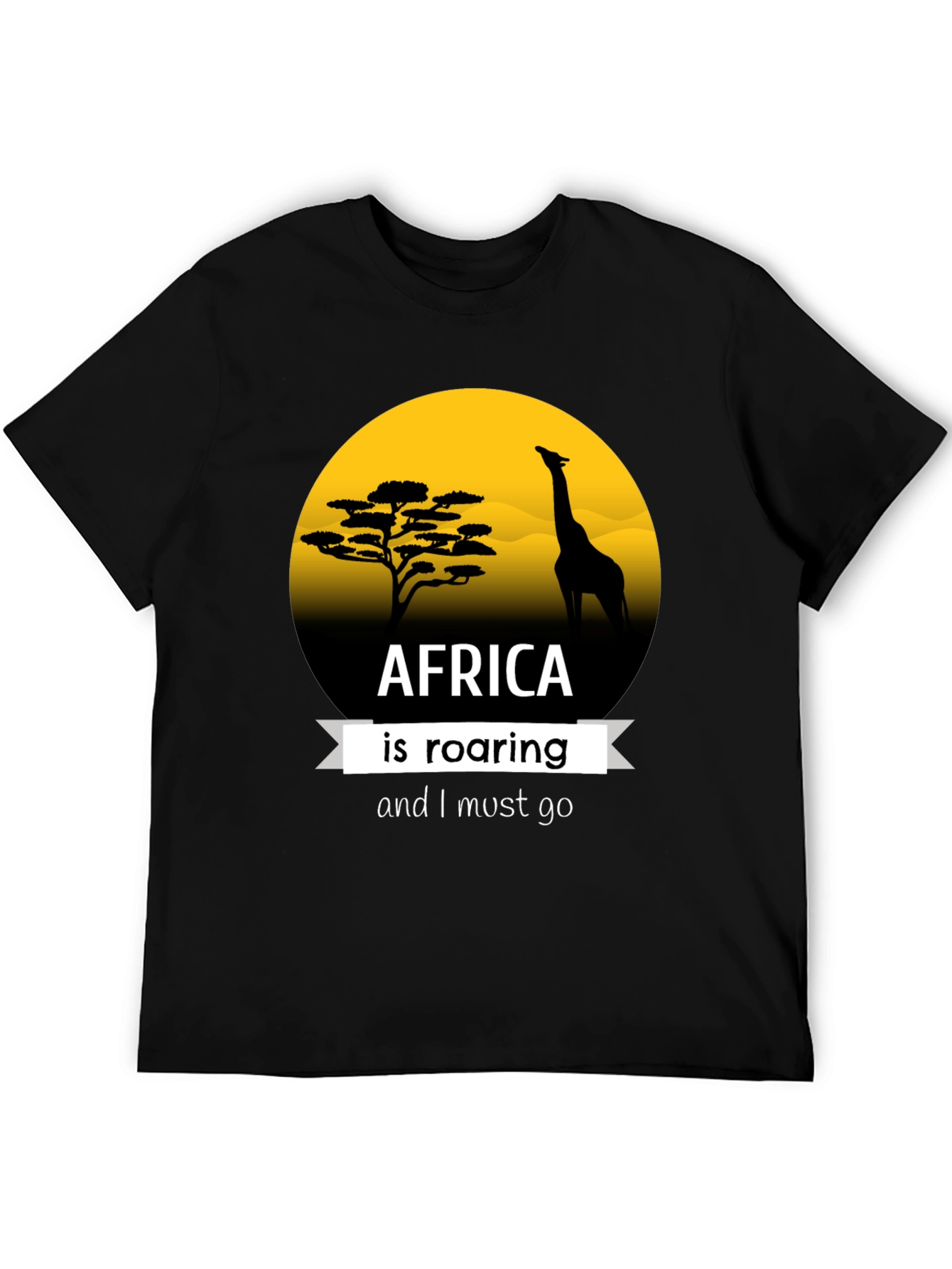 Africa Roaring Graphic T-Shirt