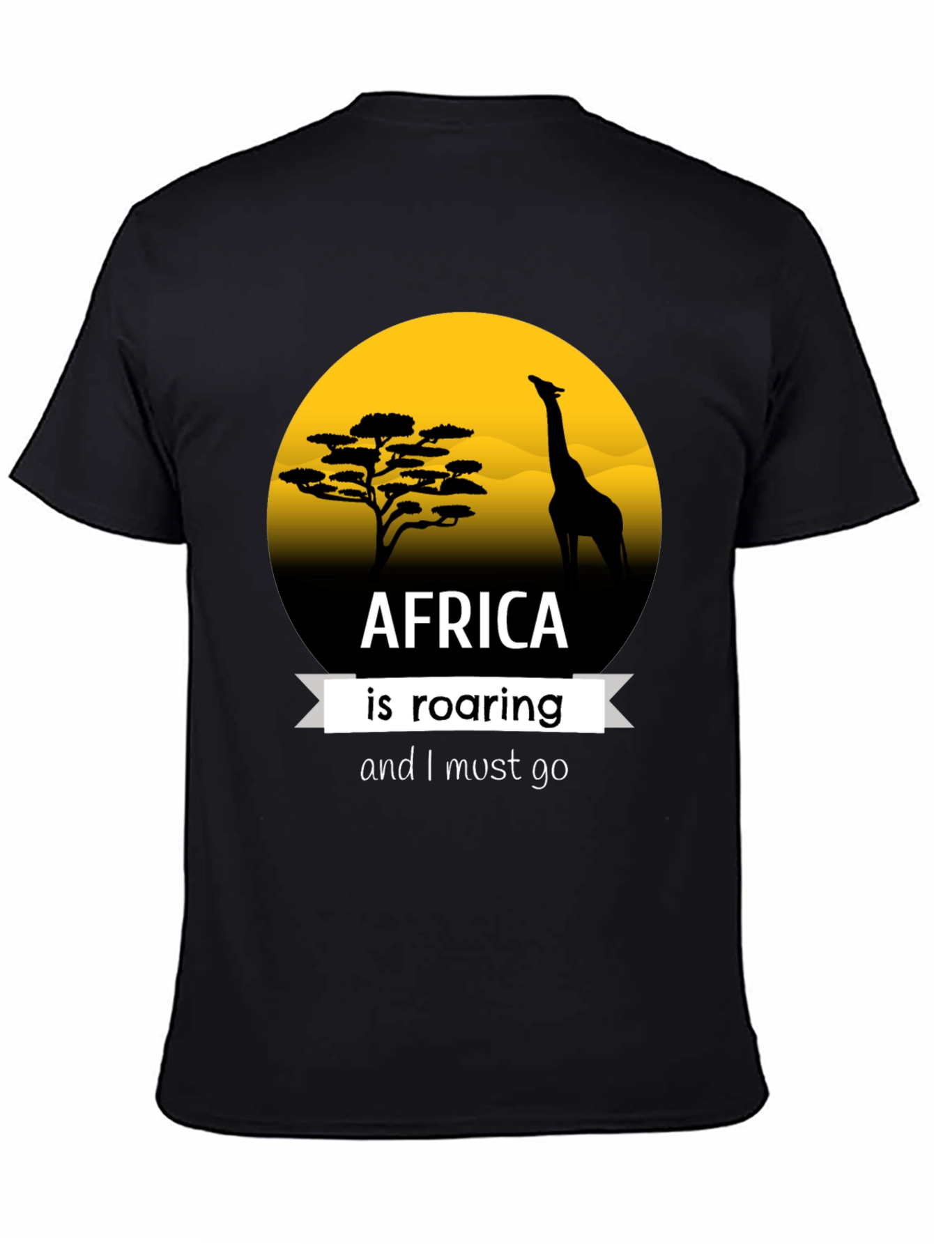 Africa Roaring Graphic T-Shirt
