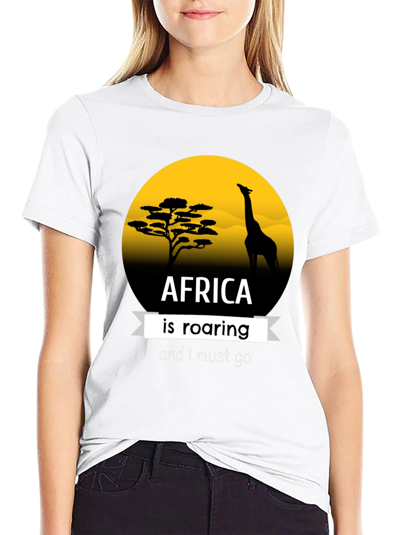 Africa Roaring Graphic T-Shirt