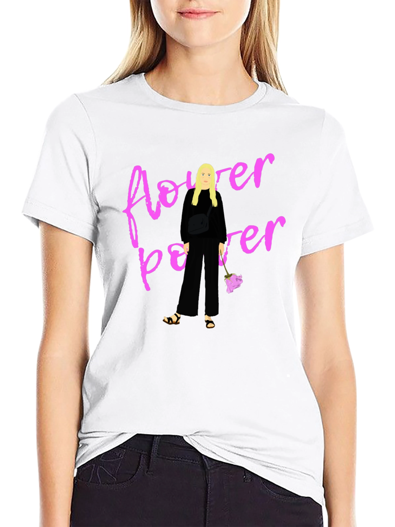 Flower Power Graphic Tee - Stylish Streetwear