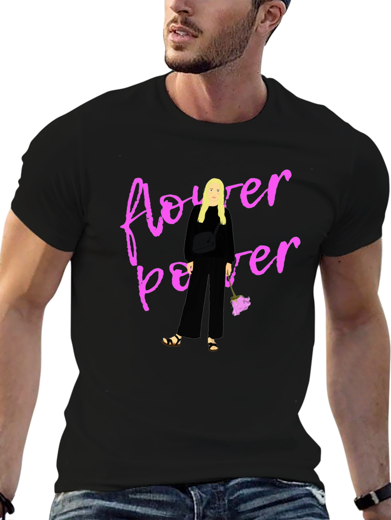 Flower Power Graphic Tee - Stylish Streetwear