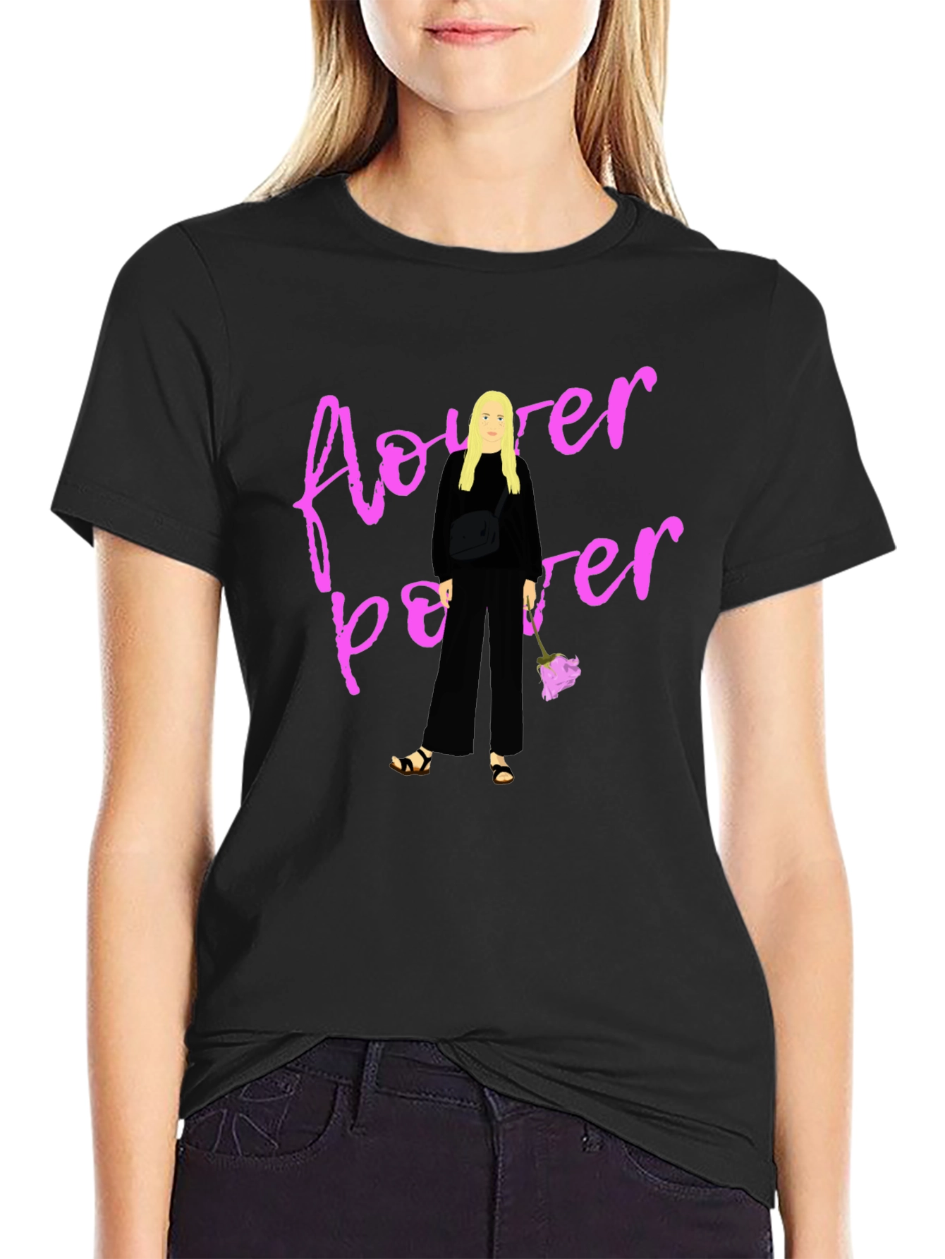 Flower Power Graphic Tee - Stylish Streetwear