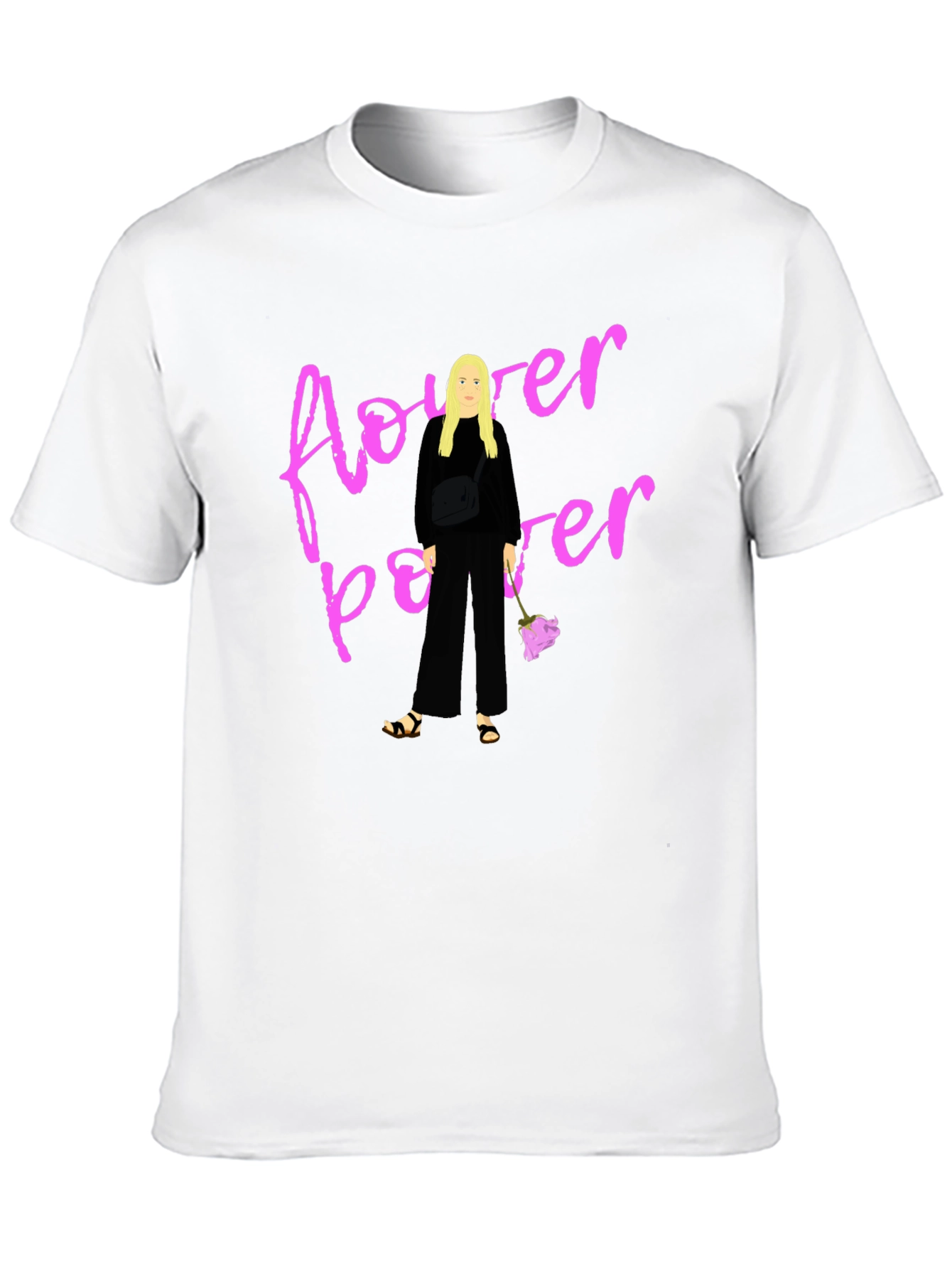 Flower Power Graphic Tee - Stylish Streetwear