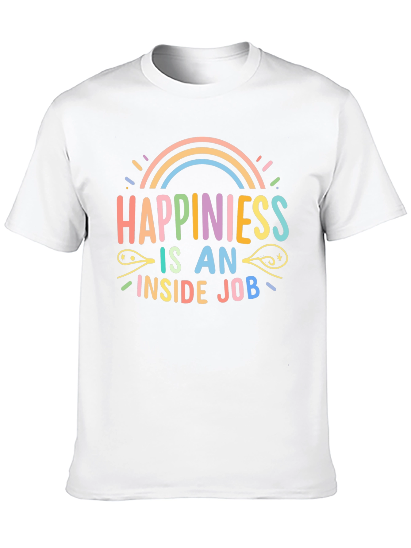 Happiness Inside Job Graphic Tee