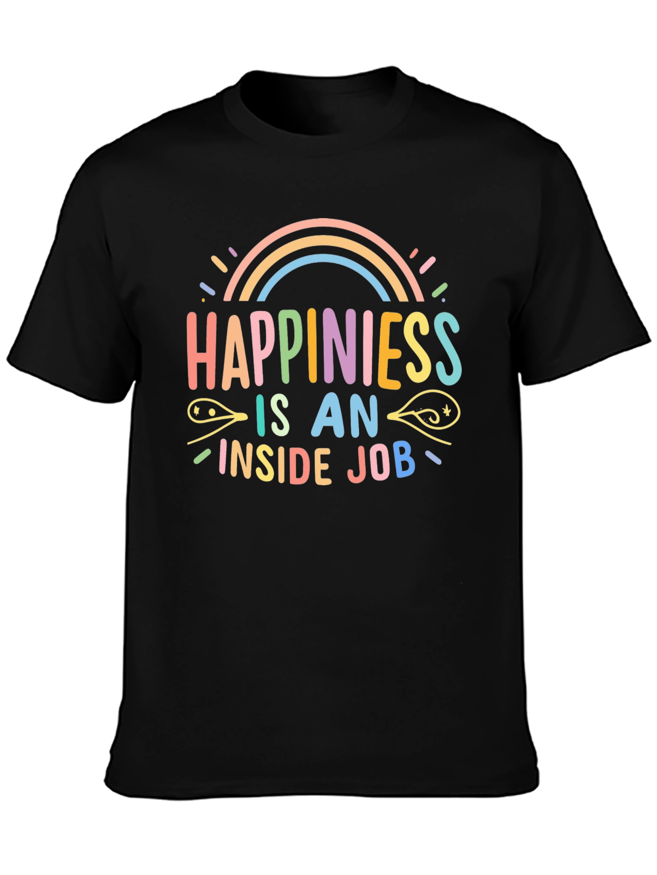 Happiness Inside Job Graphic Tee