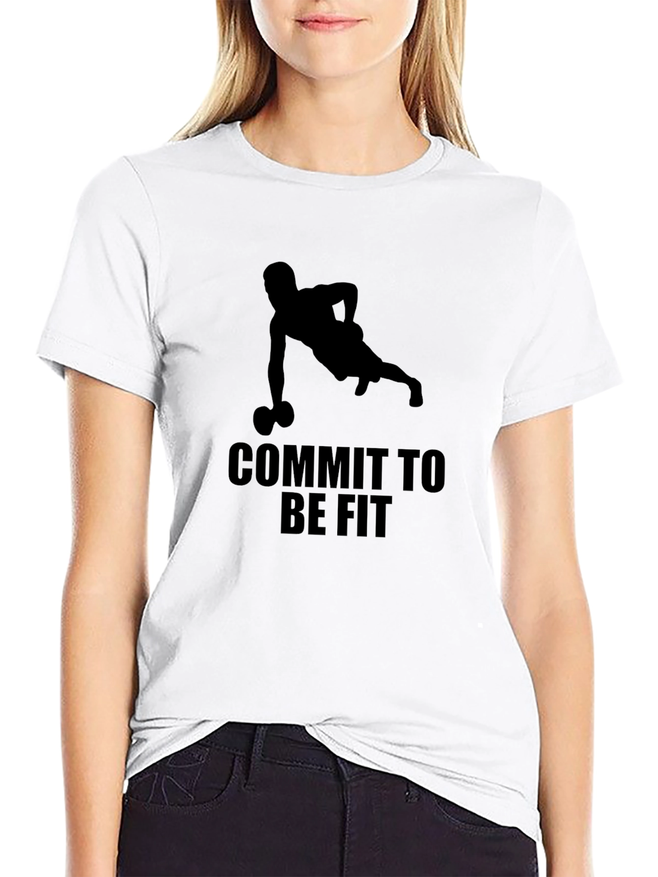 Commit to Be Fit - Mens Graphic Tee