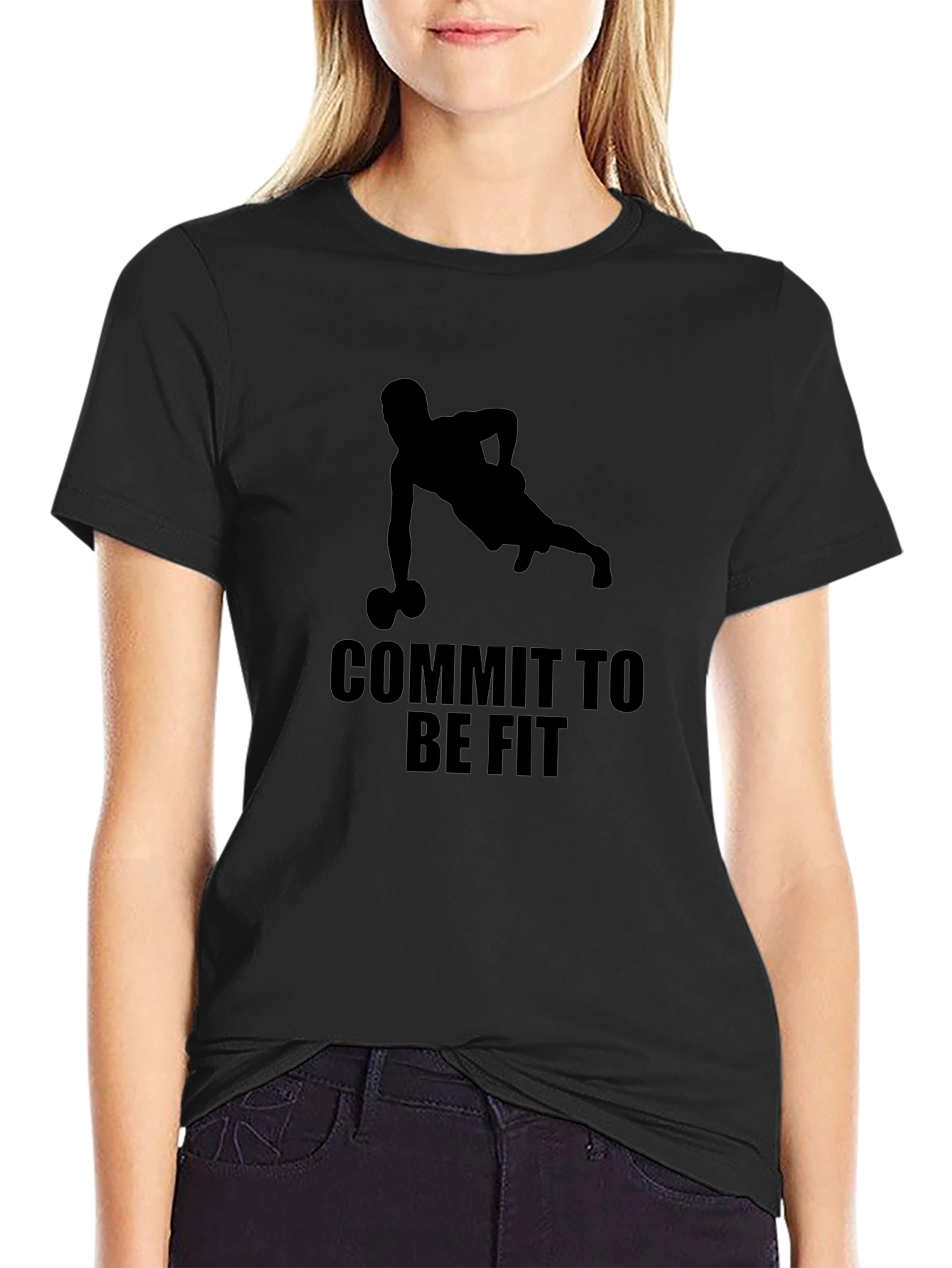 Commit to Be Fit - Mens Graphic Tee