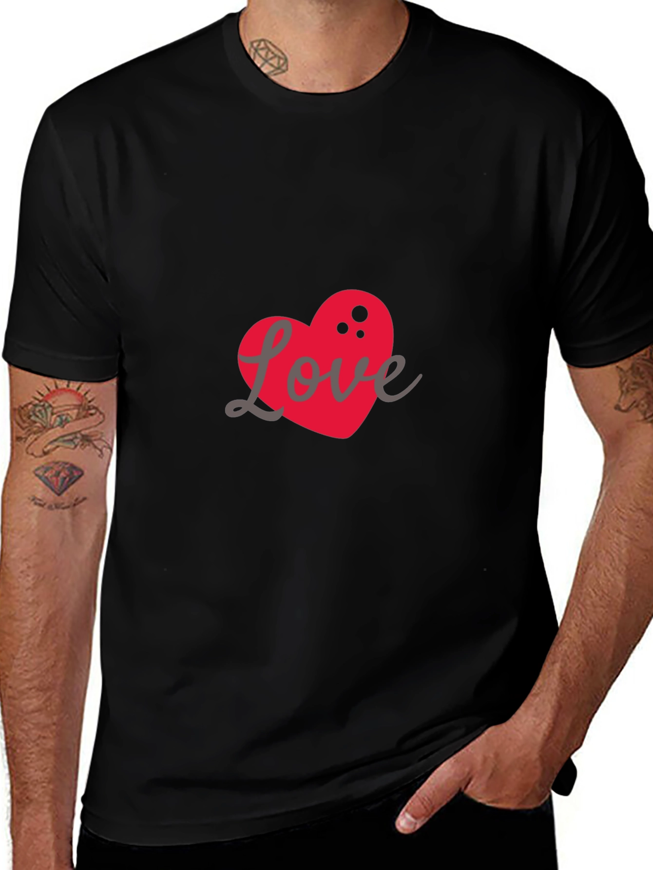 Love Bowling Black T-Shirt