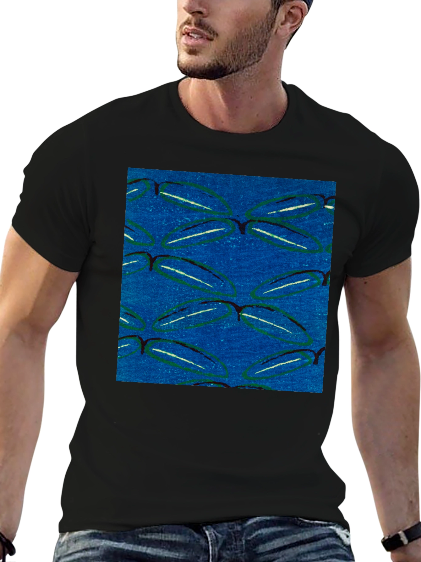 Abstract Pattern Tee - Modern Graphic Print Shirt