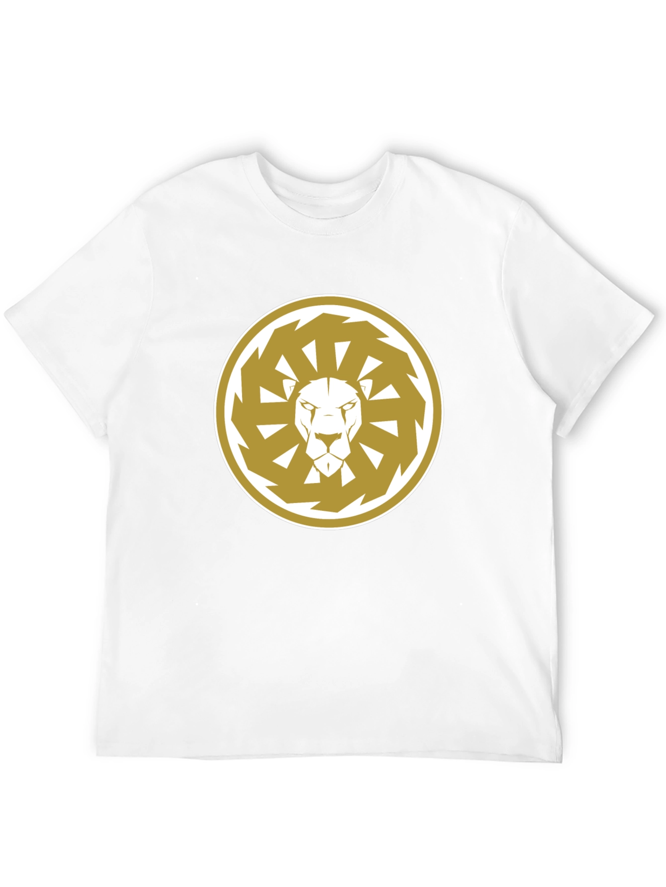 Lion Sun Wheel Black T-Shirt