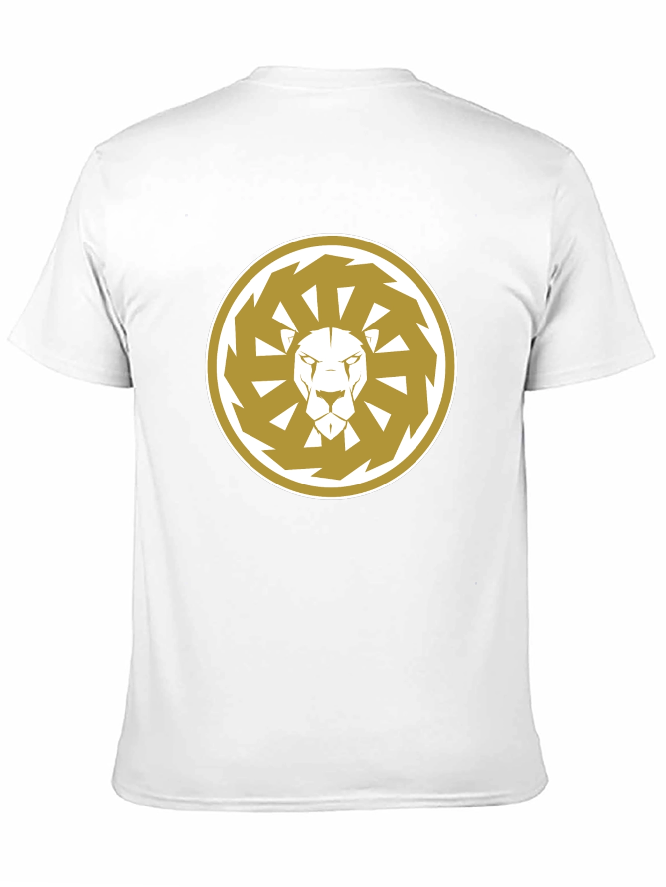 Lion Sun Wheel Black T-Shirt